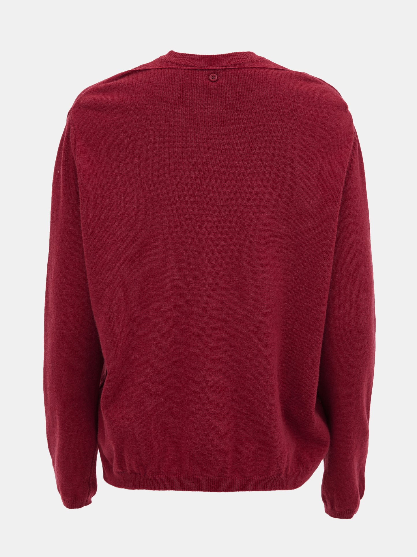 Two-Piece Merino Wool Sweater, Red