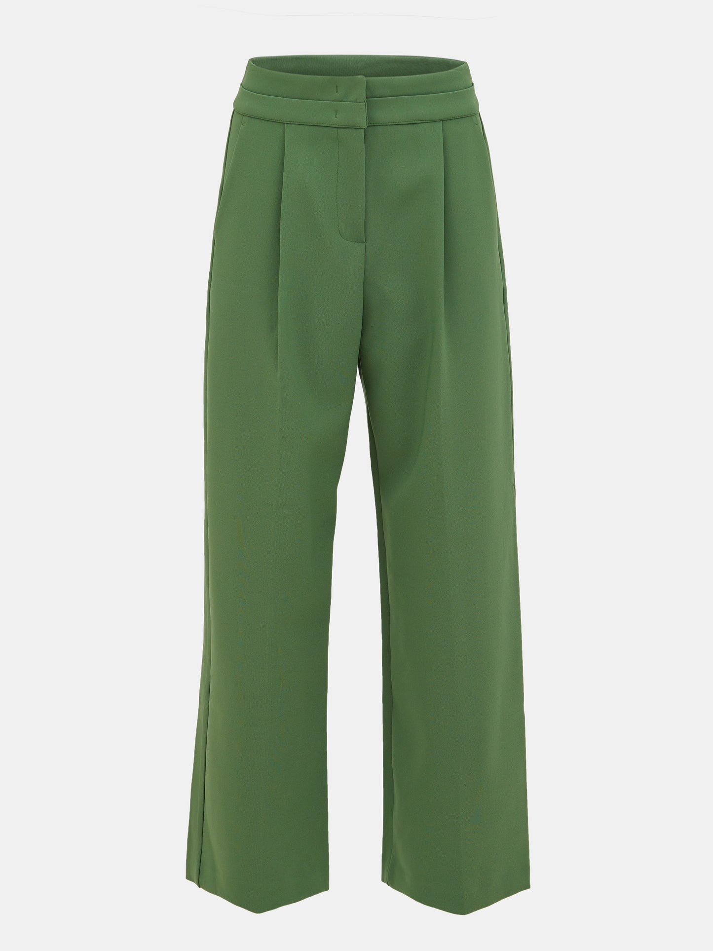Double-Waistline Trousers, Peale Green