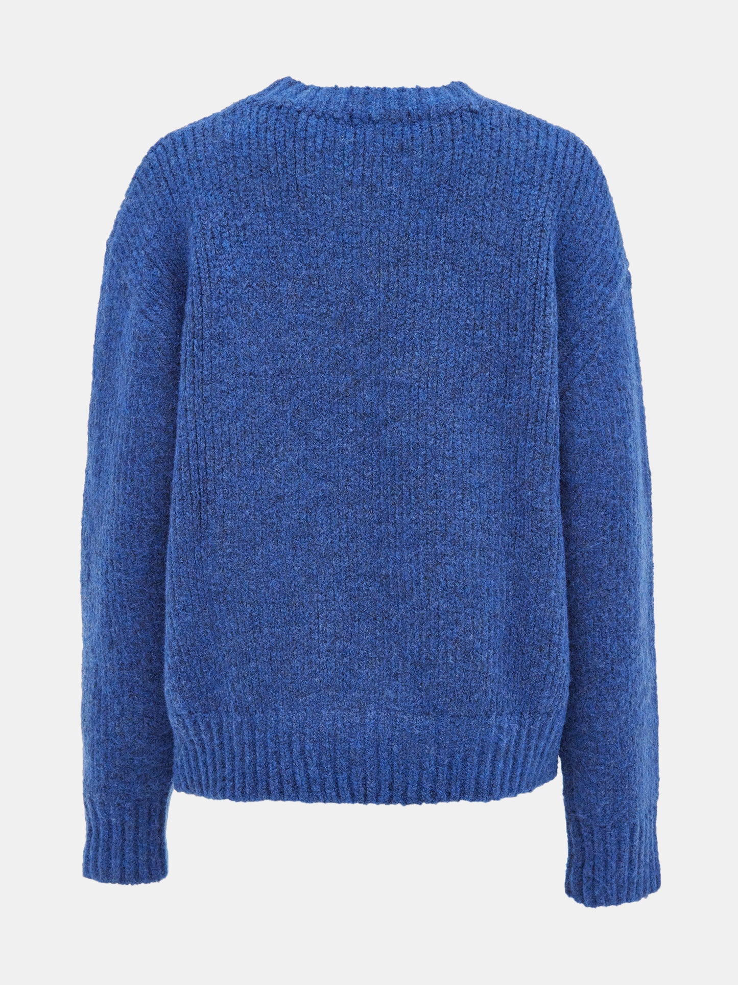 Wool-Alpaca Sweater & Beanie Set, Cobalt