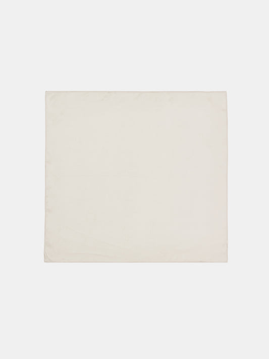 Solid Silk Scarf, Ivory