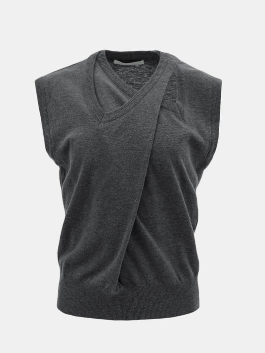 (Pre-oders) Melvin Fine Wool Knit, Grey Melange