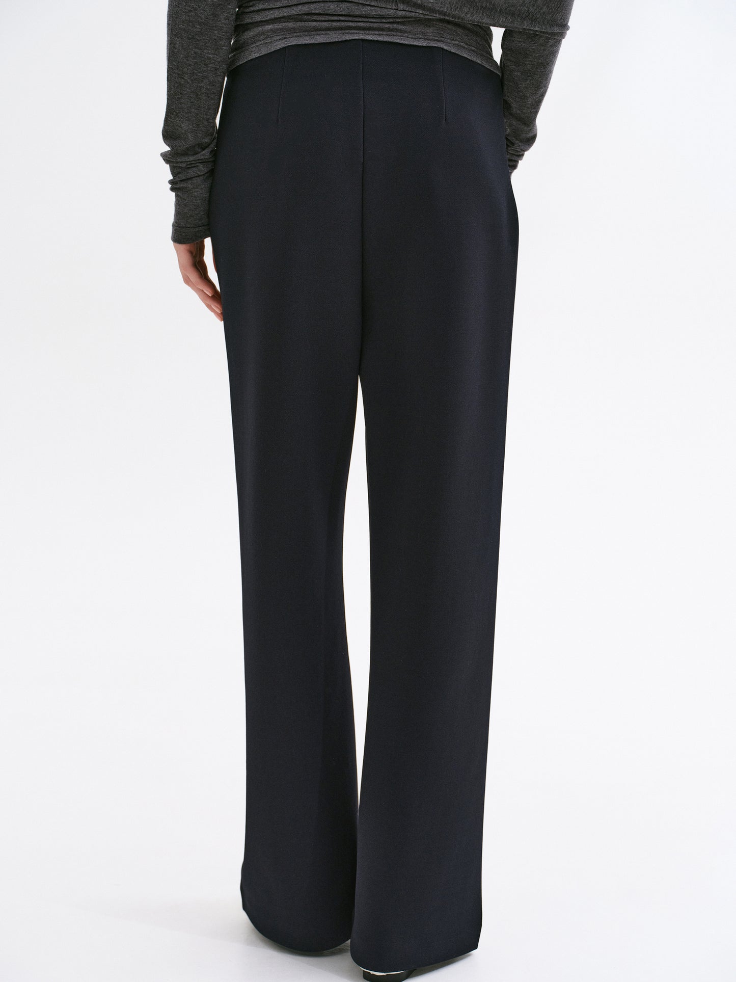 Elasticated Comfort Trousers, Navy
