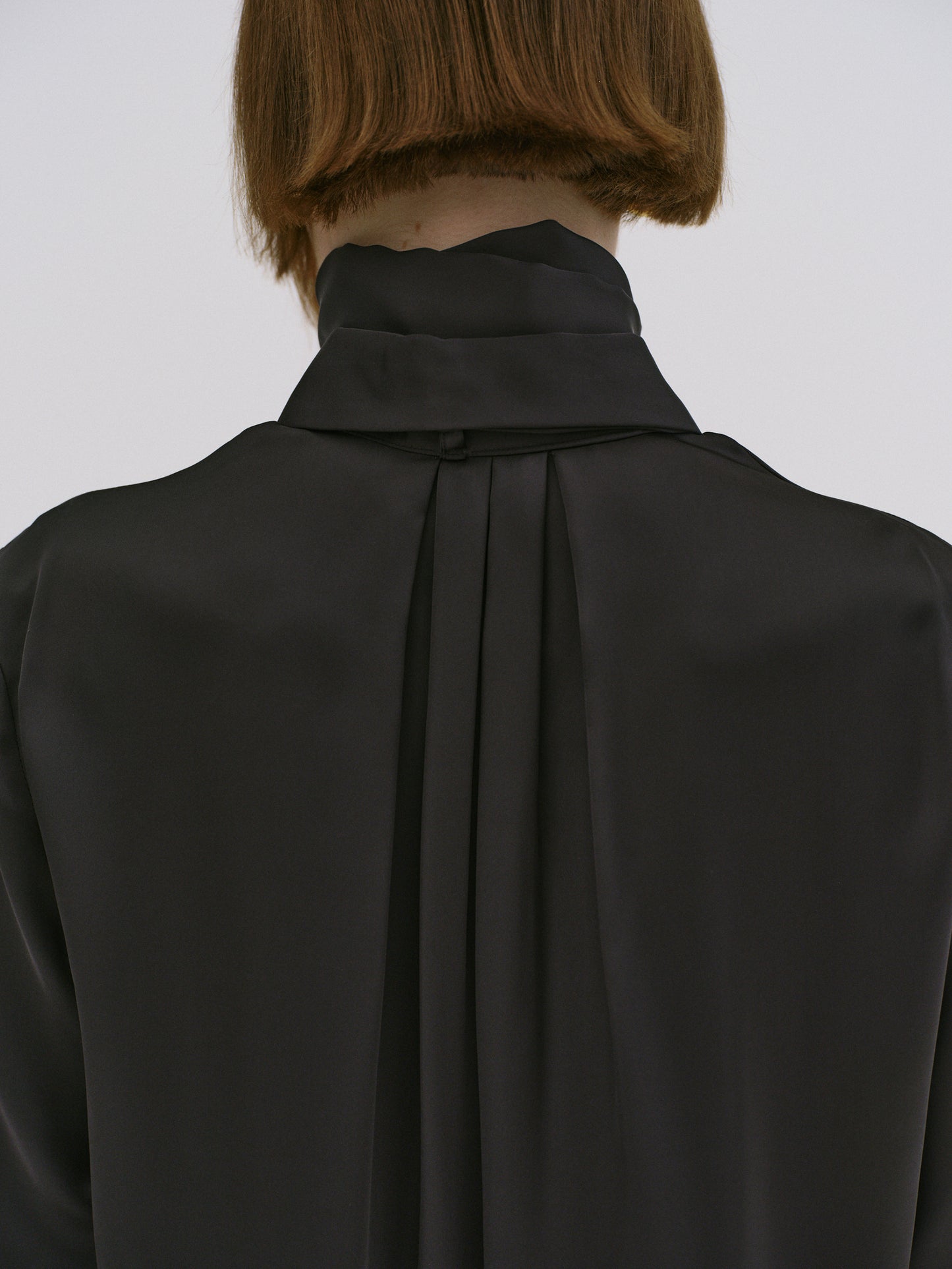 Usana Drape-Front Shirt, Black