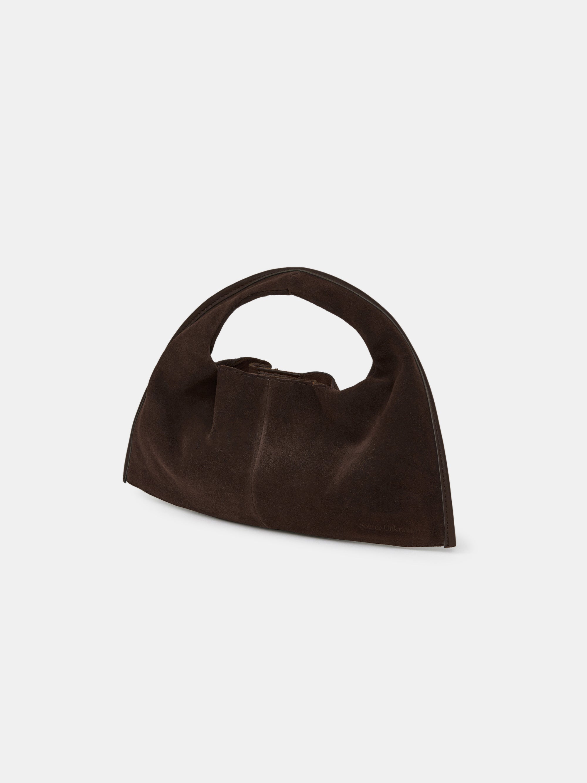 Vida Suede Mini Tote Bag, Cocoa