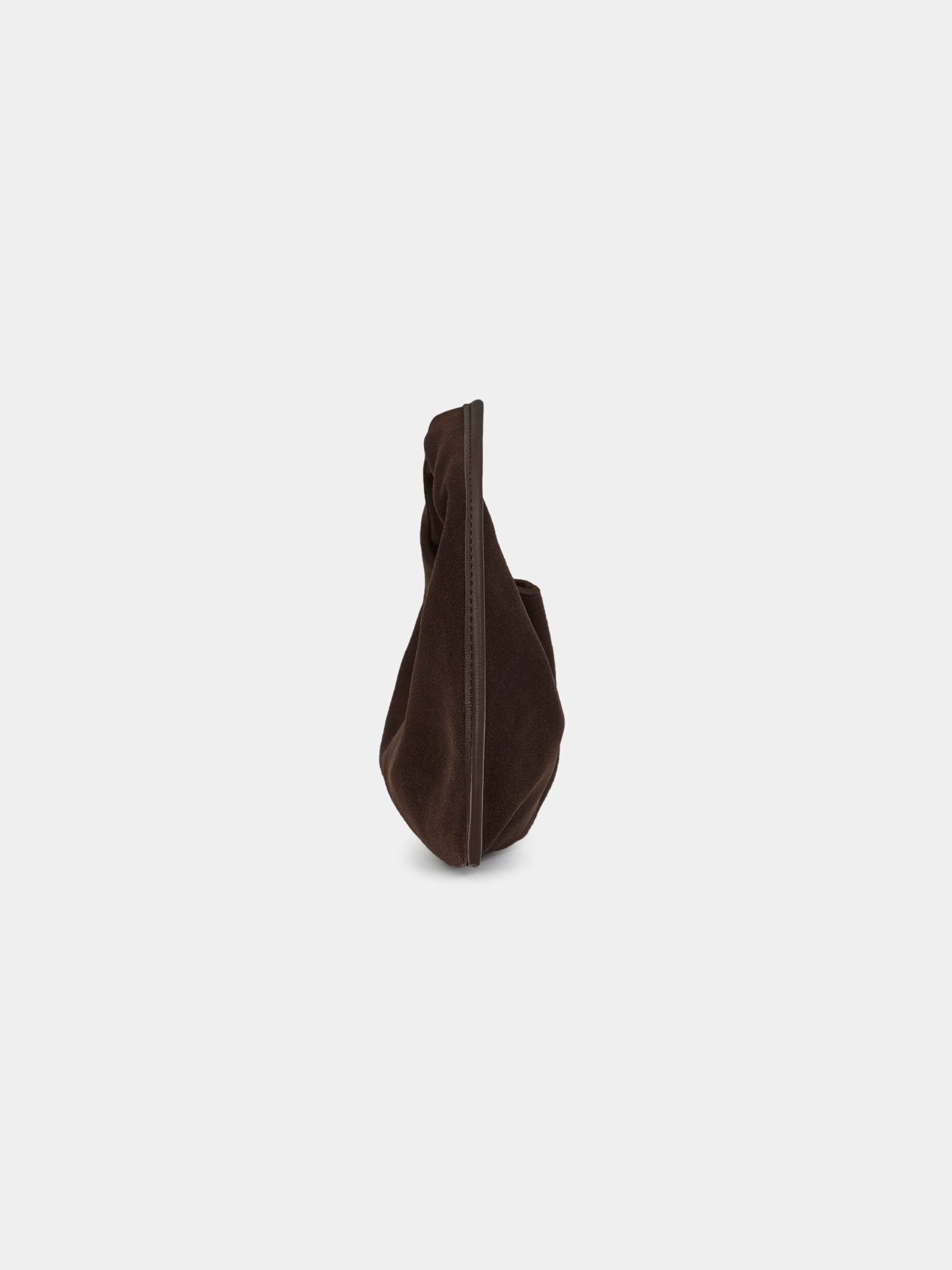 Vida Suede Mini Tote Bag, Cocoa