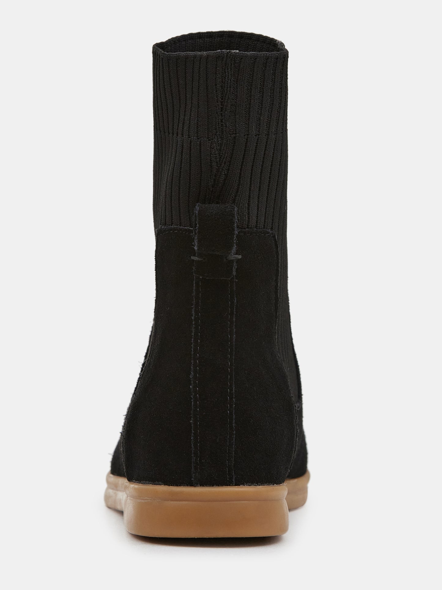 Knitted Sock Boots, Black