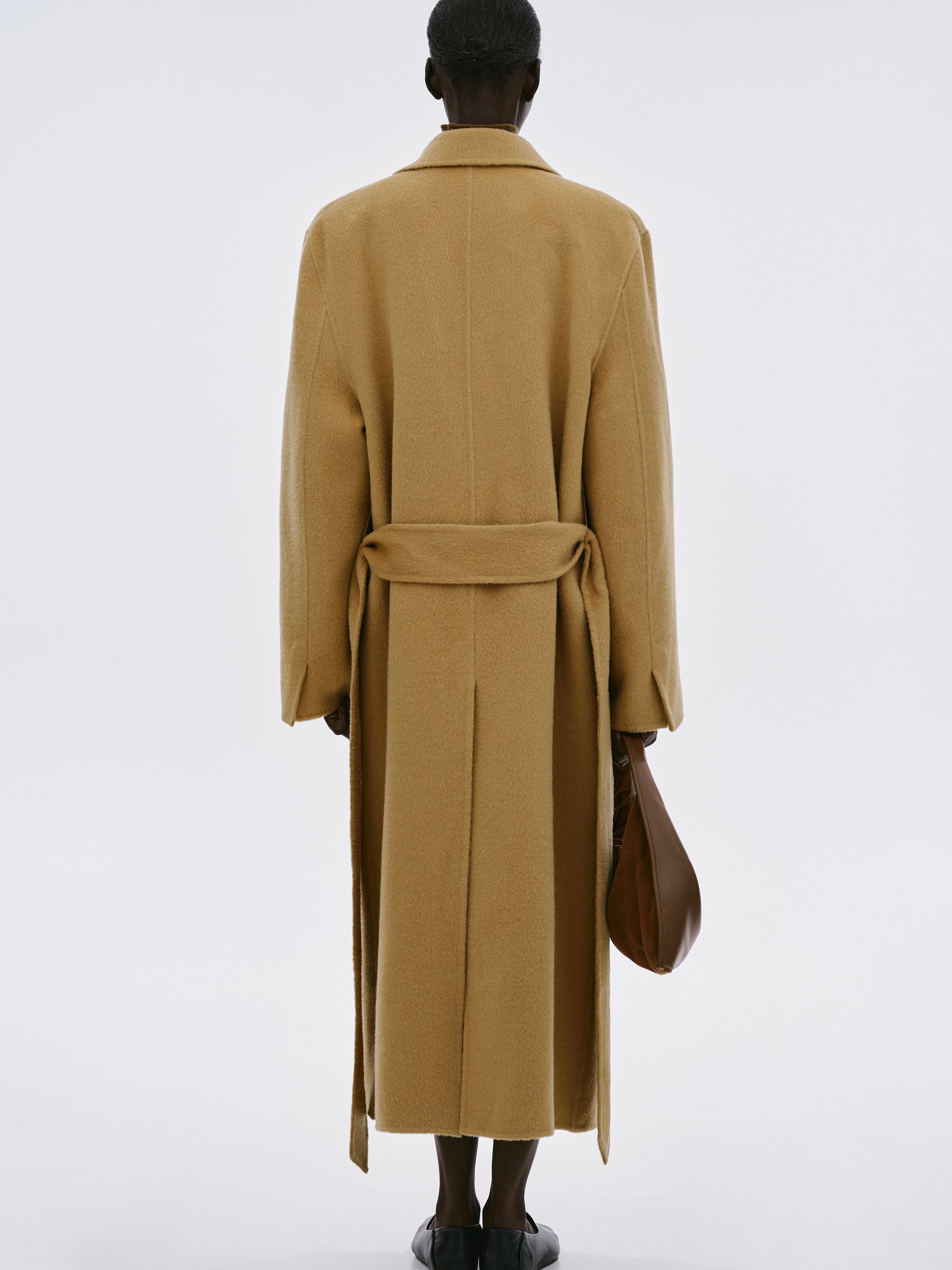 Coneya Oversized Belted Coat, Camel – SourceUnknown