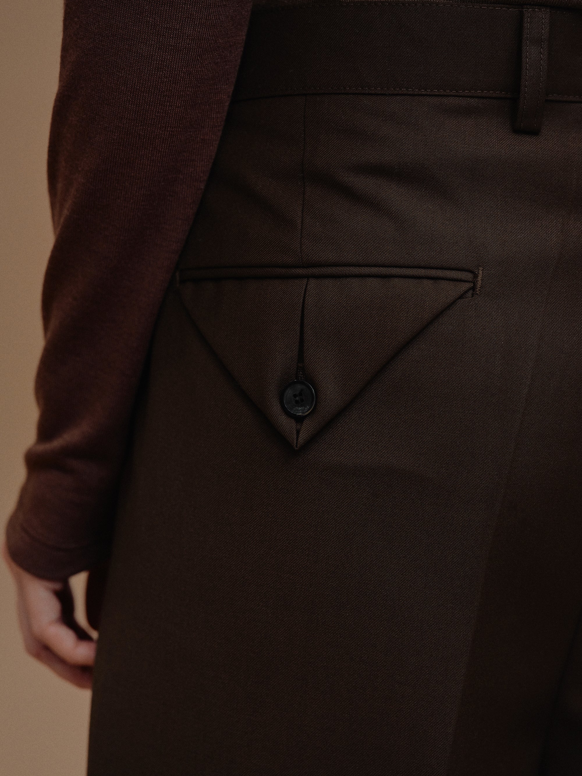 Triangle Pocket Relaxed Trousers, Fondant – SourceUnknown