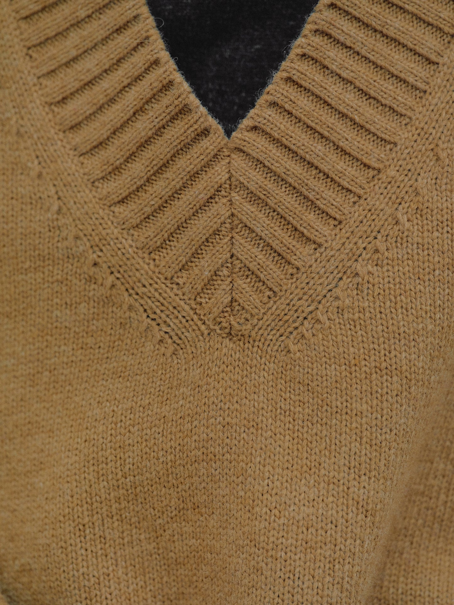 Agatha Lambswool Long Sweater, Sand