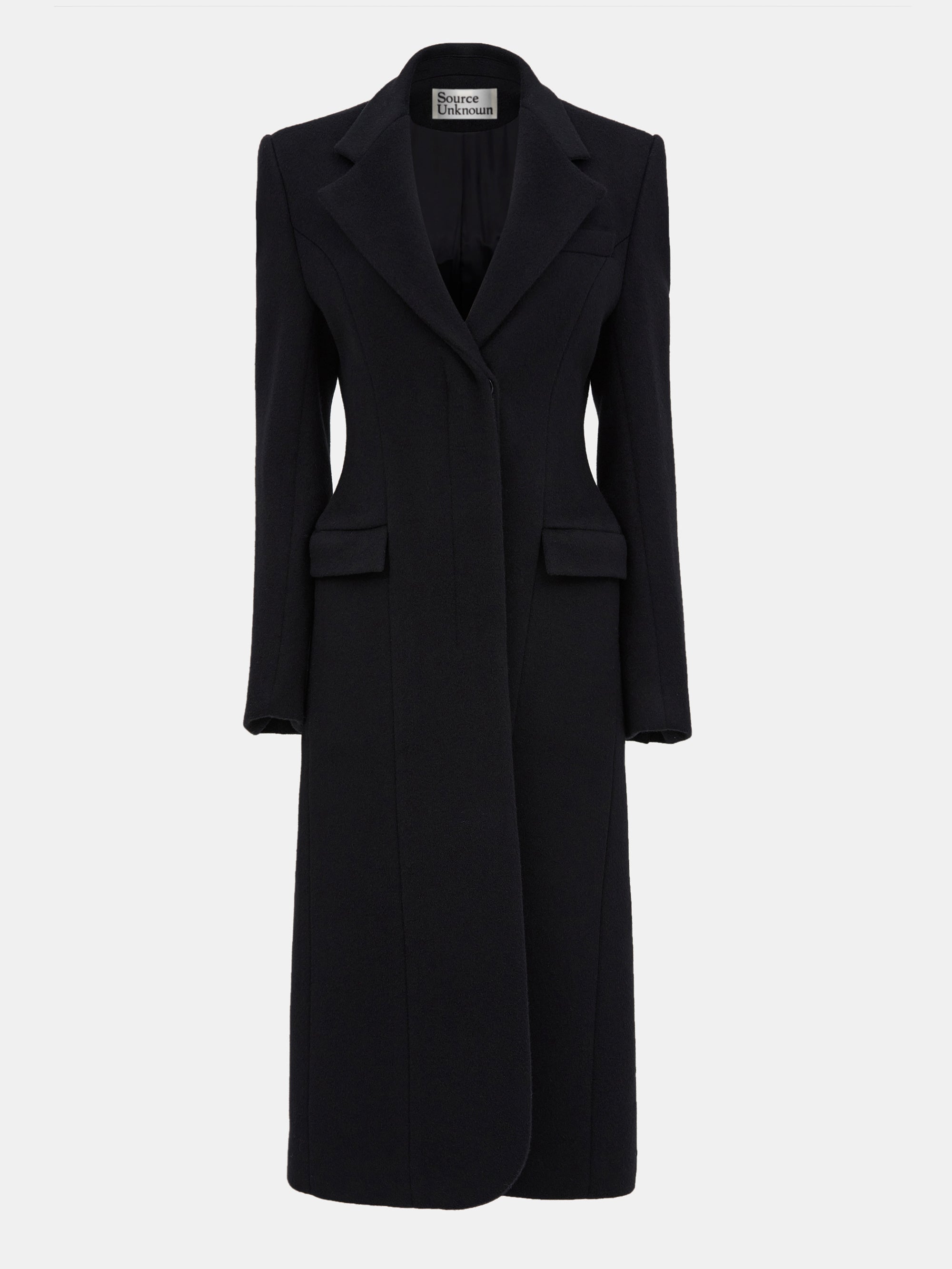Holin Hourglass Coat, Black