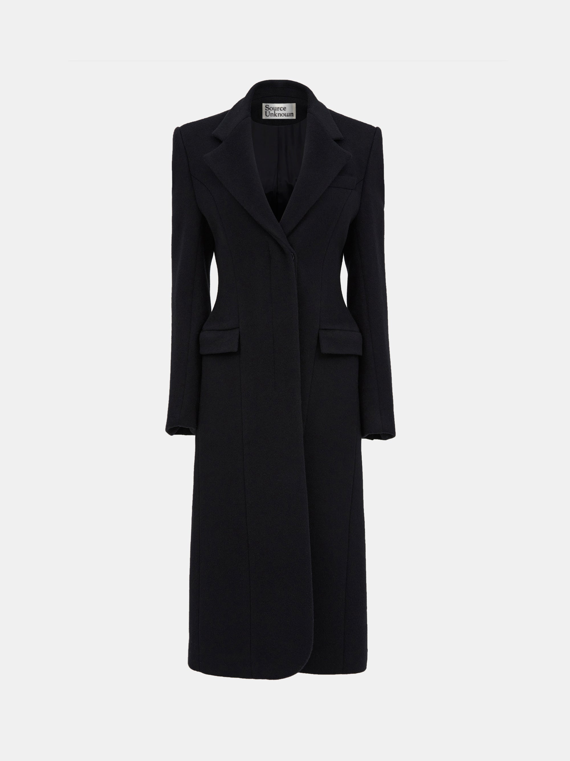 Holin Hourglass Coat, Black