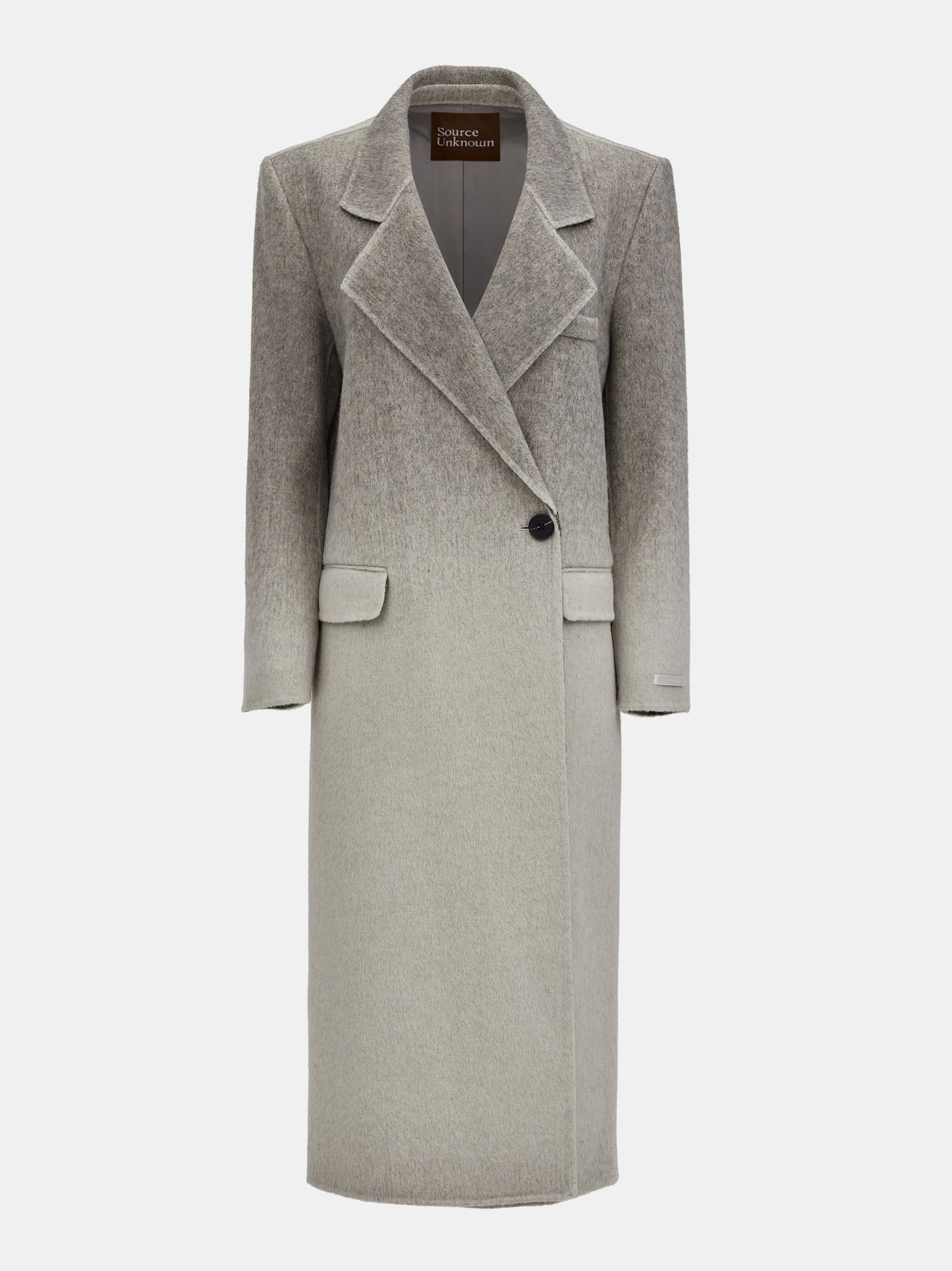 Anouk Gradient Coat, Grey Ombre