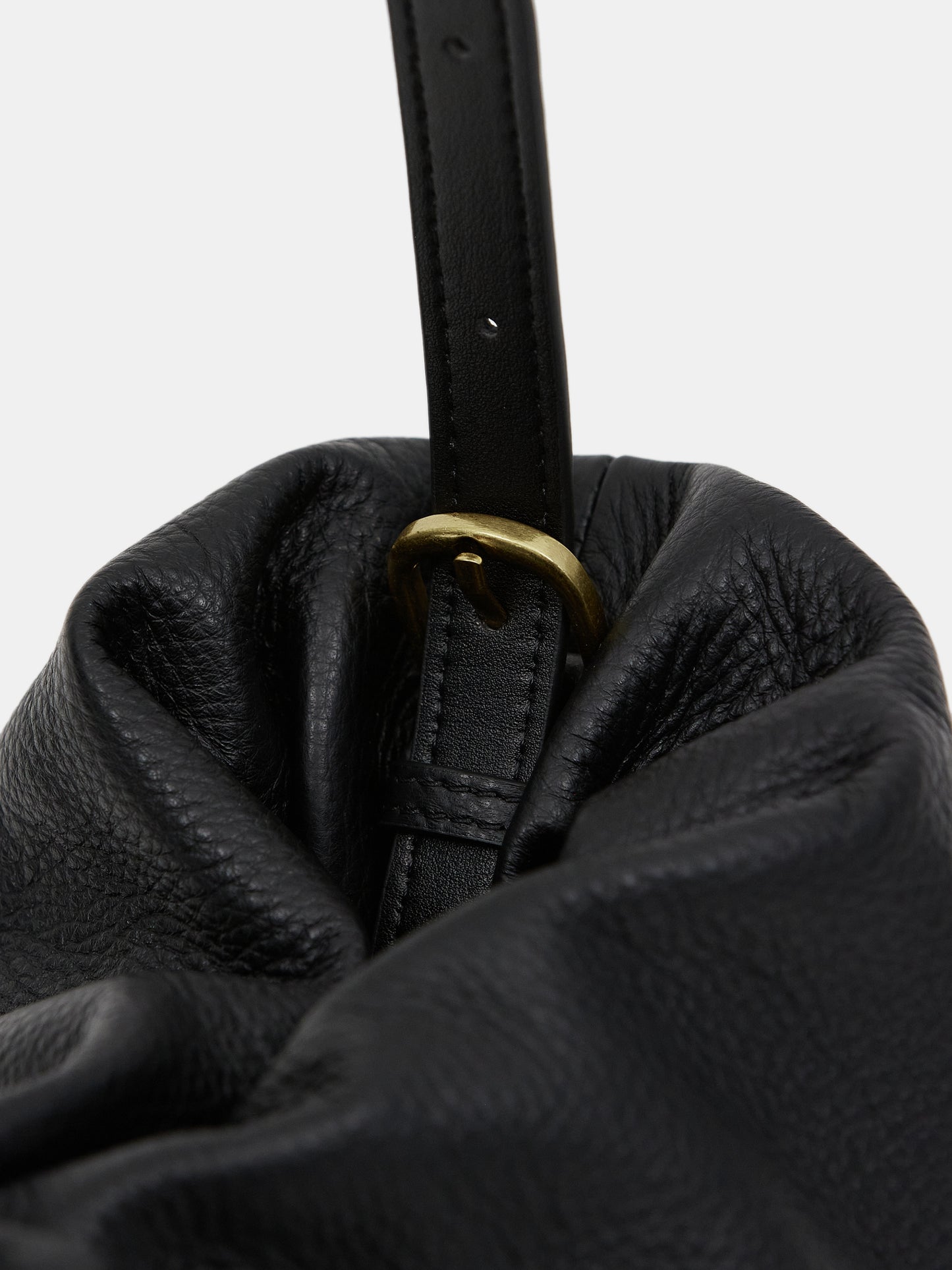 Origami Leather Bag, Black