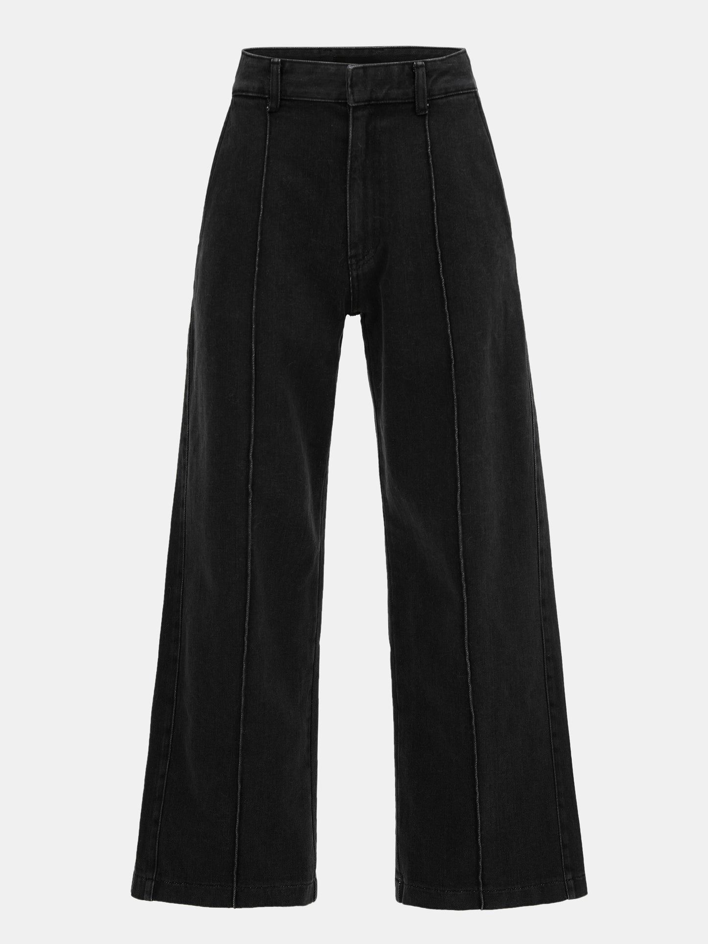 Panelled Jeans, Graphite Black