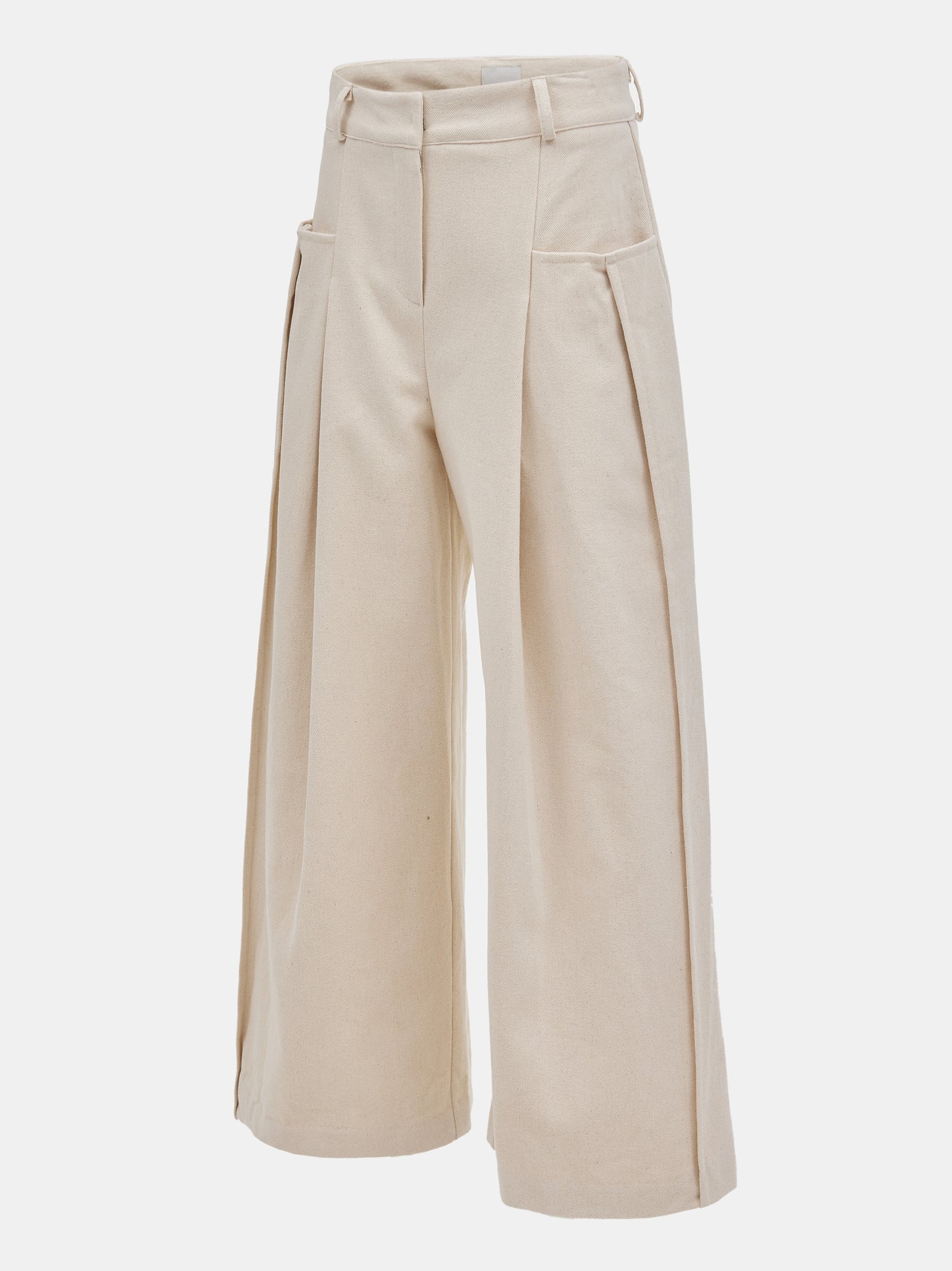 French Terry Pleated Pants, Hanji