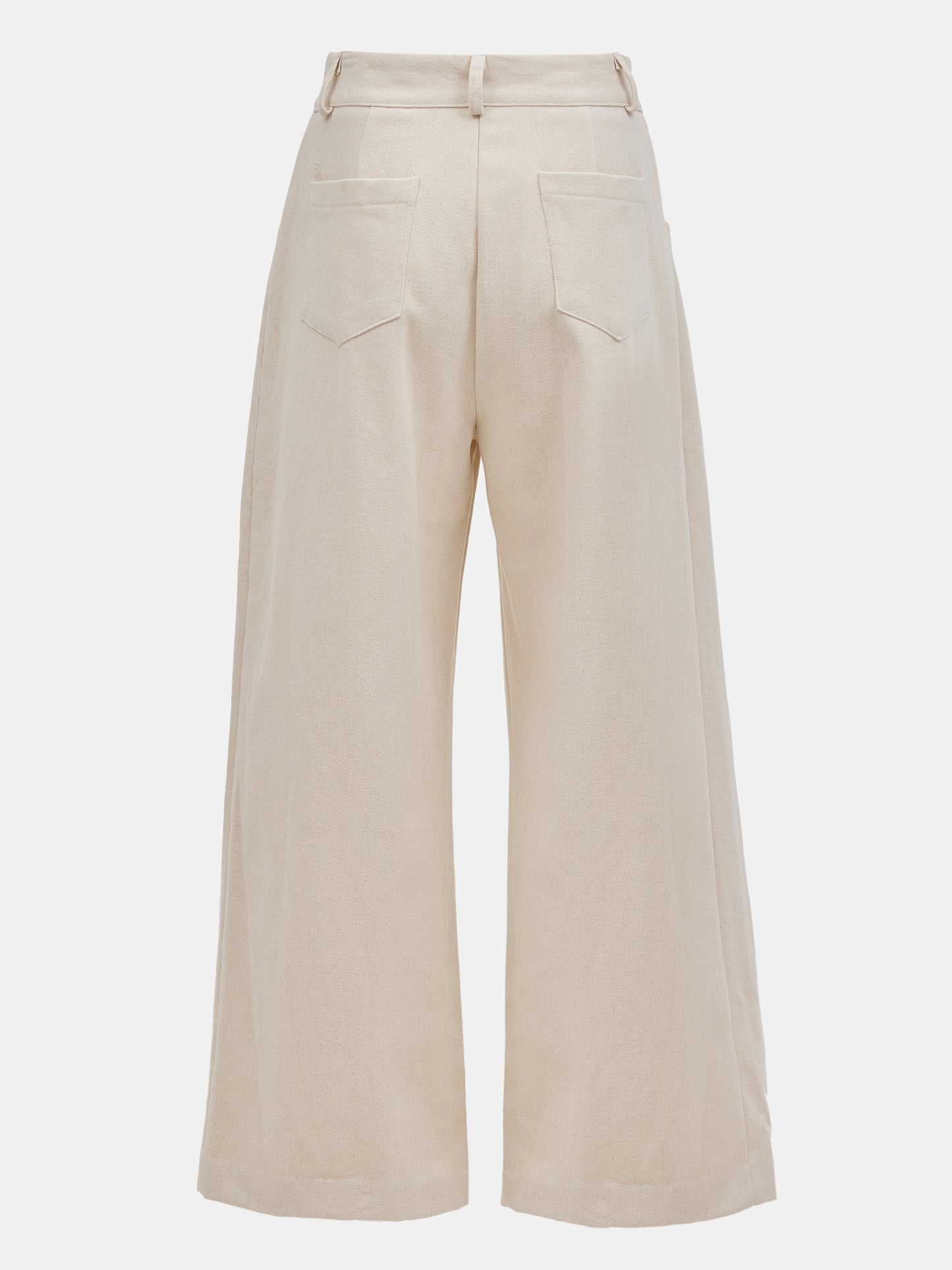 French Terry Pleated Pants, Hanji