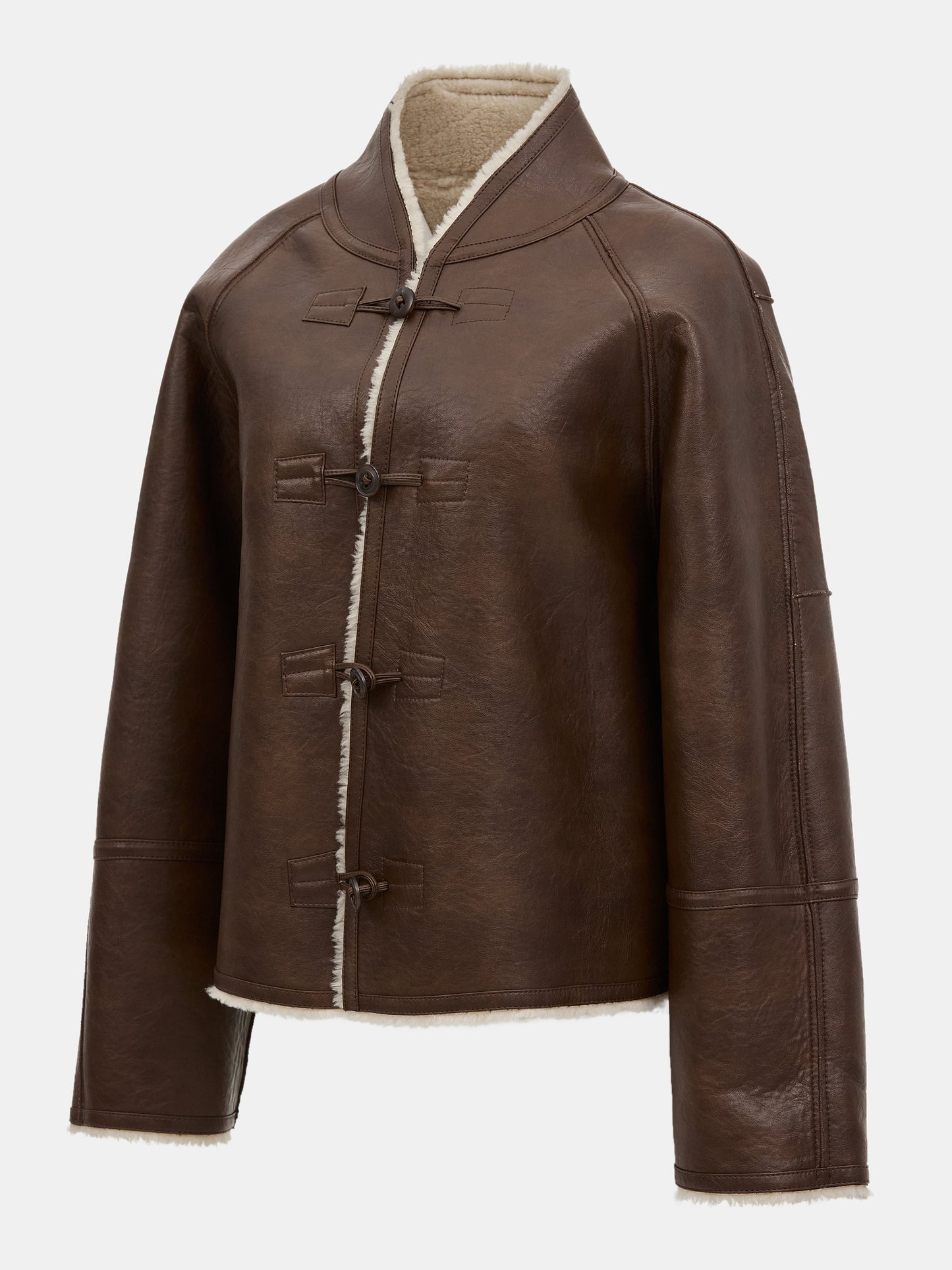 Reversible Shearing Jacket, Syrup/Tortilla SourceUnknown