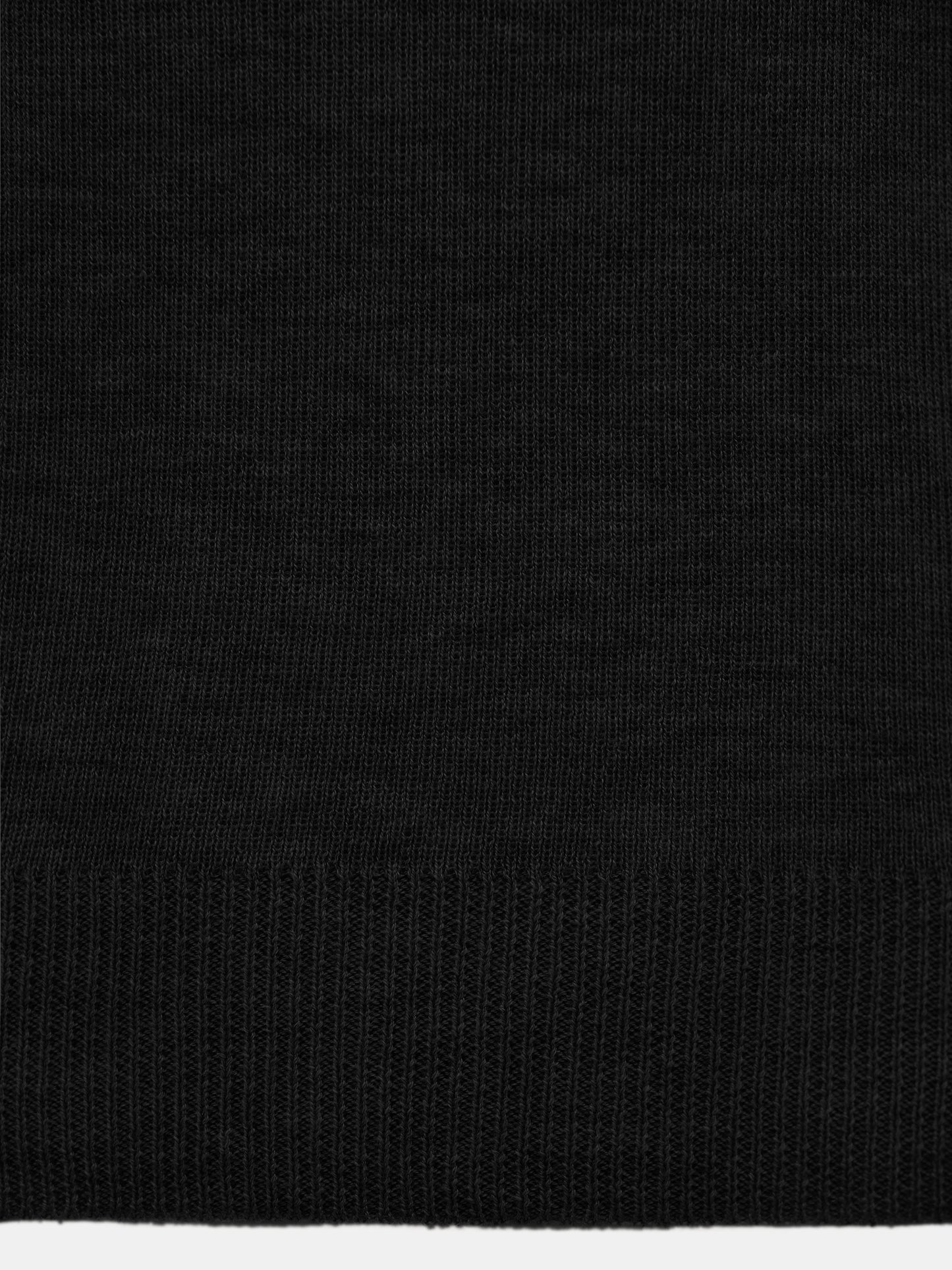 High-Neck Compact Knit, Black