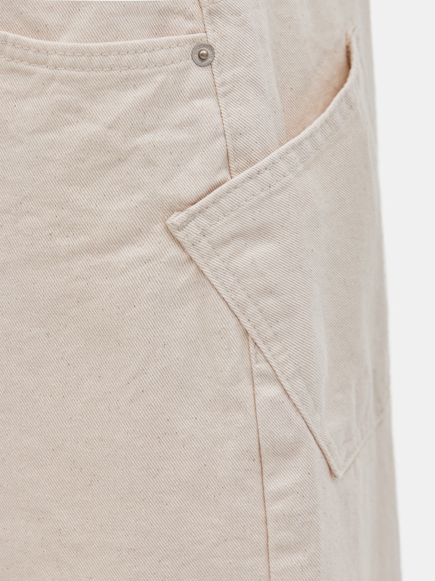 Tilt Back Pocket Pants, Ivory