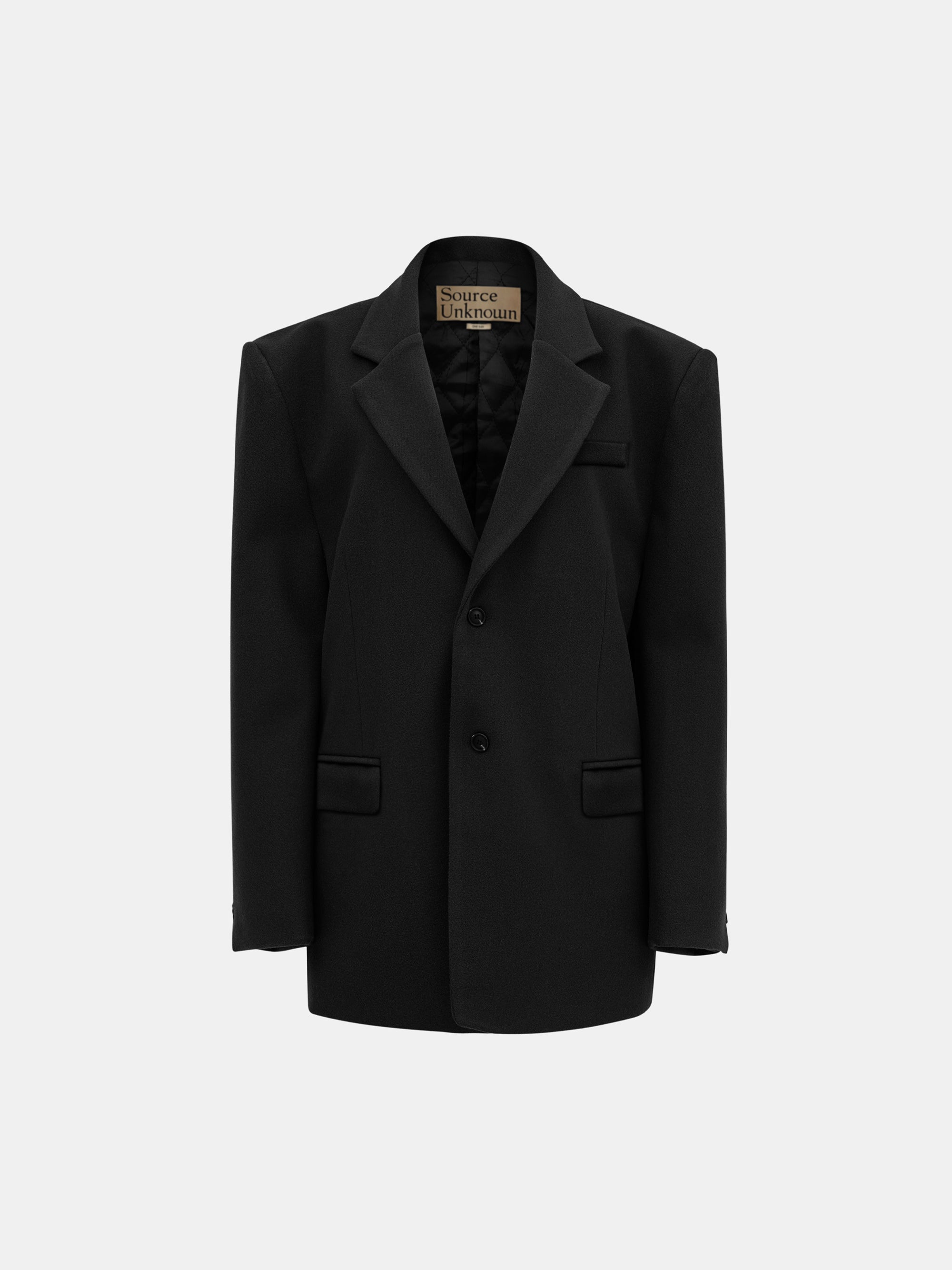 Hayk Oversized Boyfriend Blazer, Black