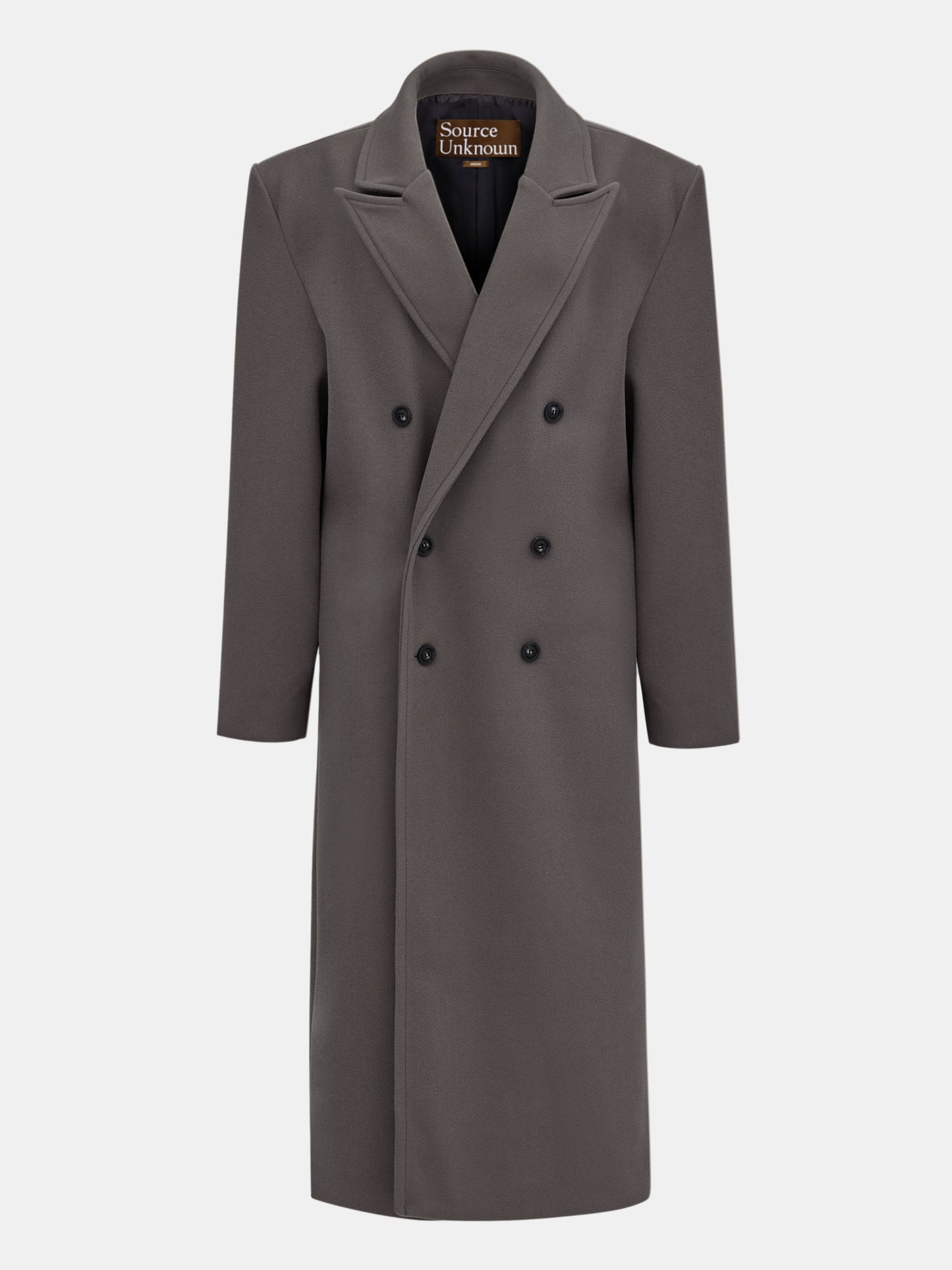Wallis Oversized Grandpa Coat, Grey