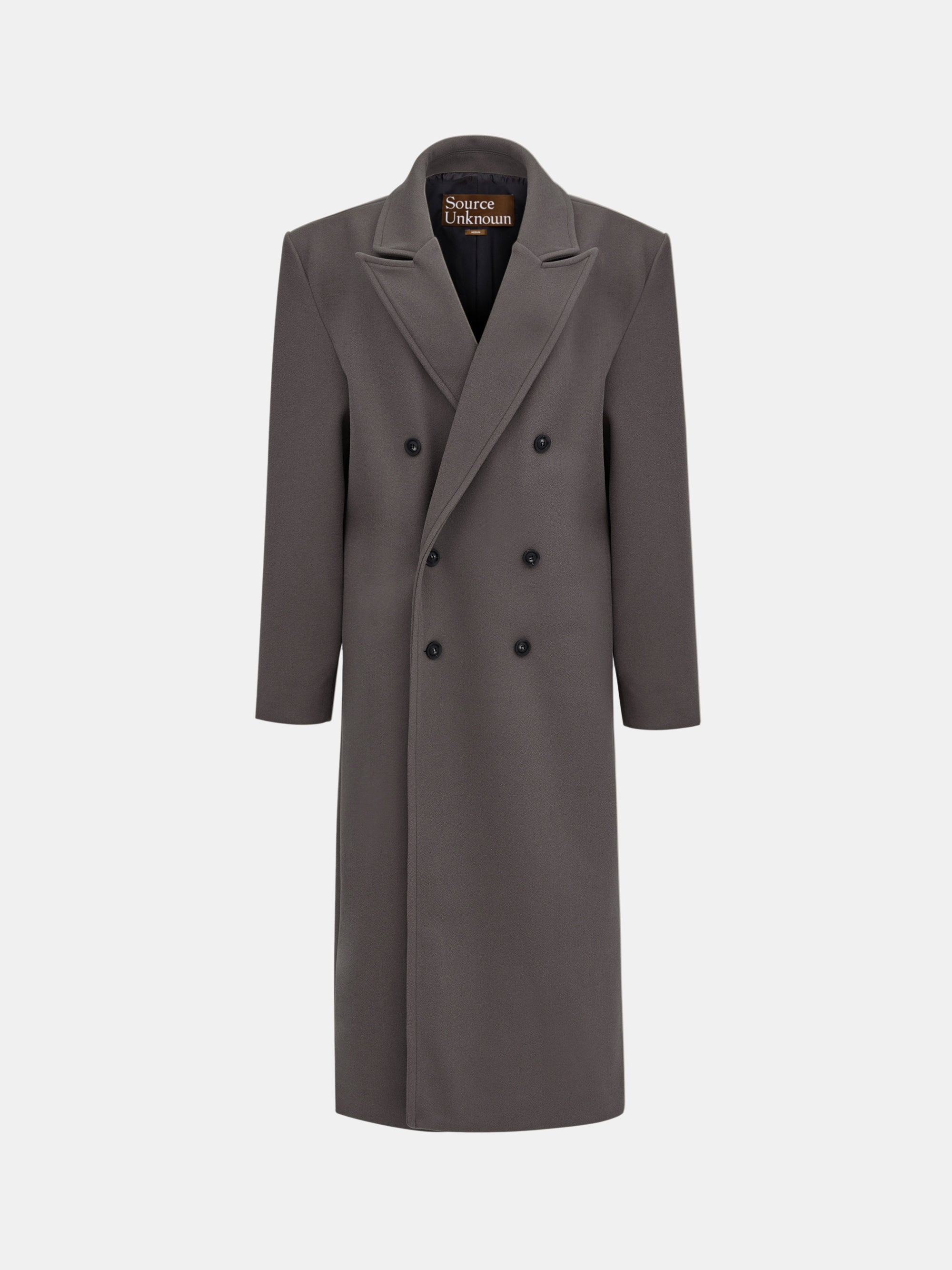 Wallis Oversized Grandpa Coat, Grey