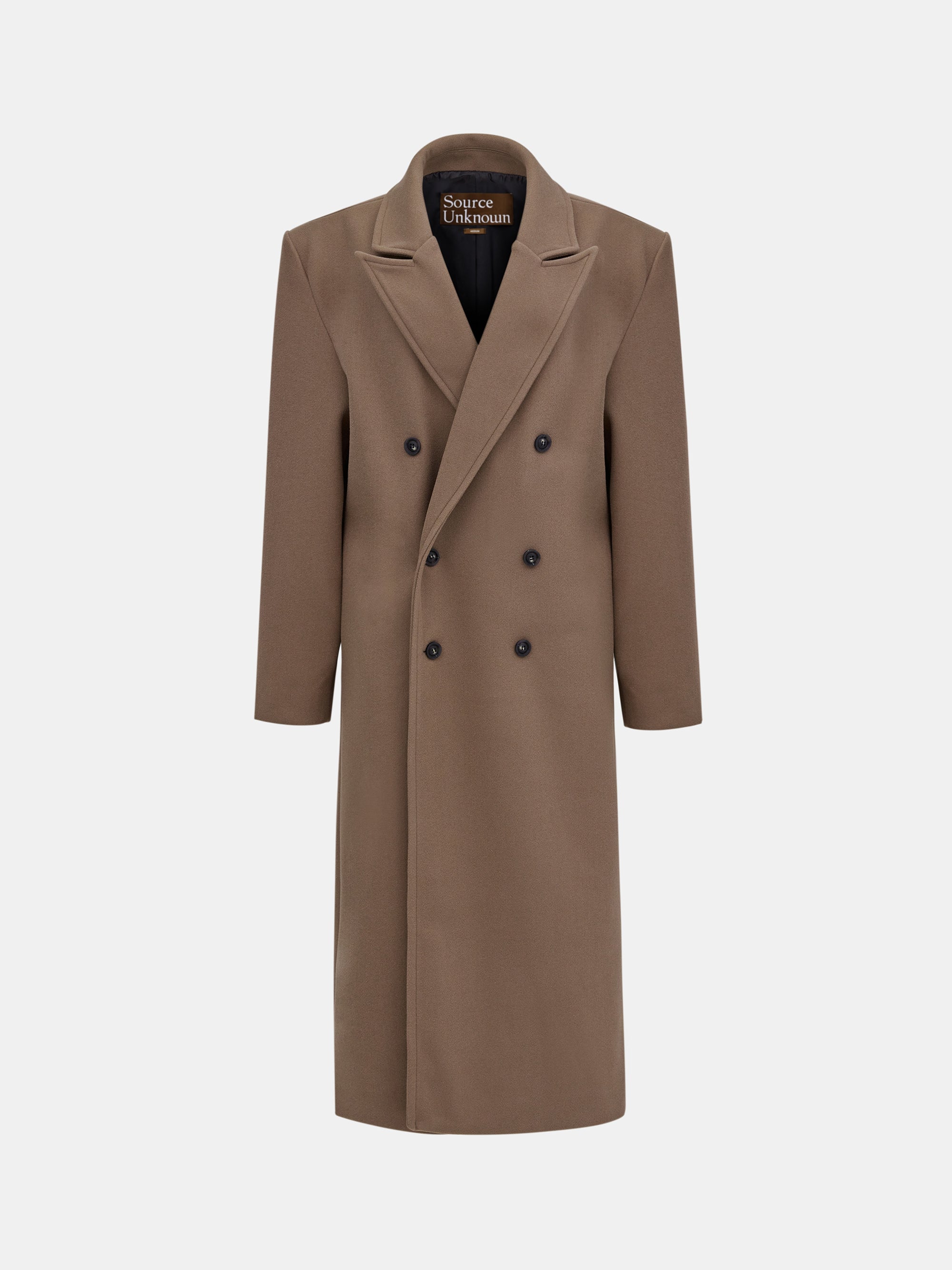Wallis Oversized Grandpa Coat, Latte