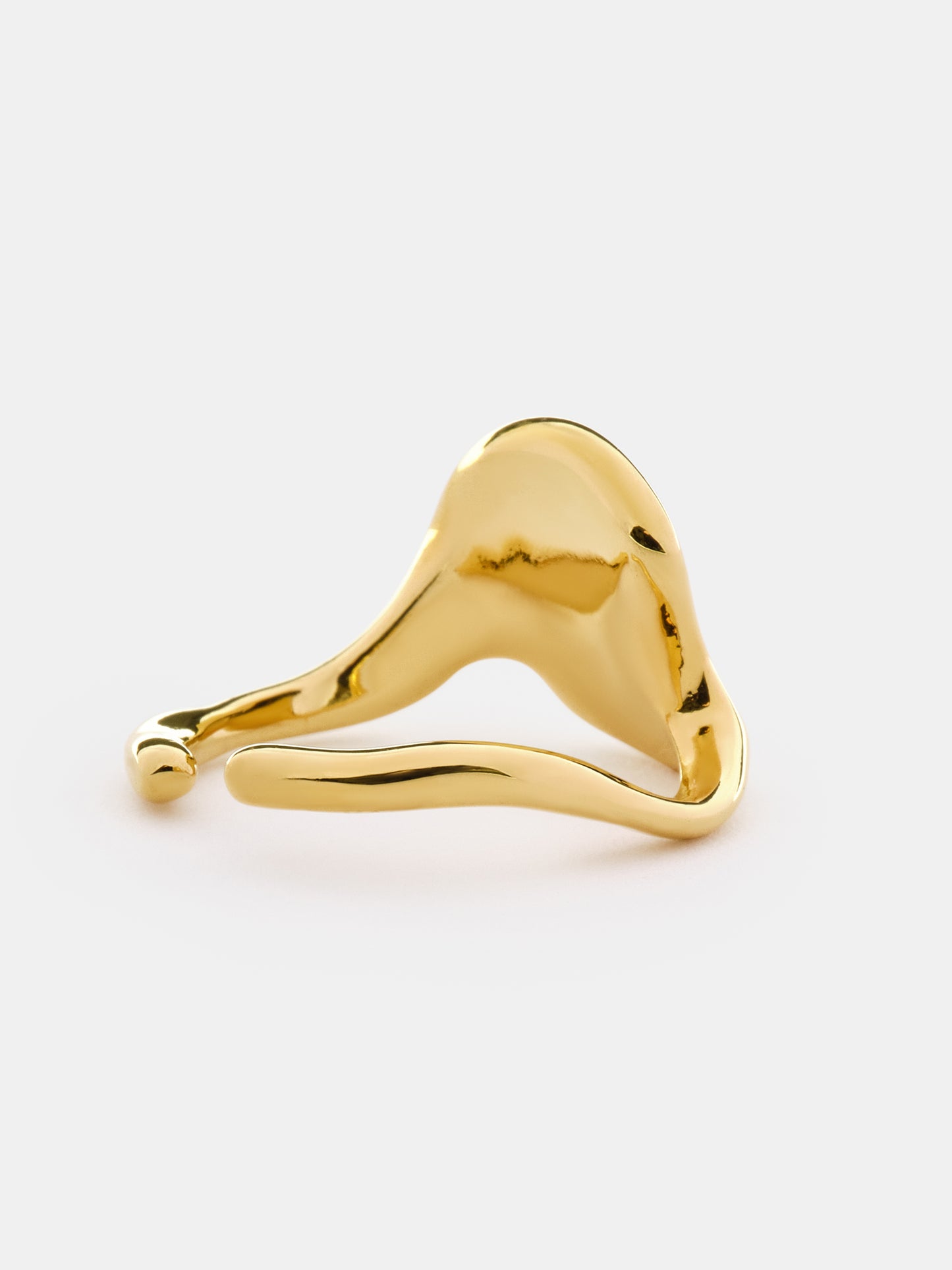 Open Drop Ring, Gold