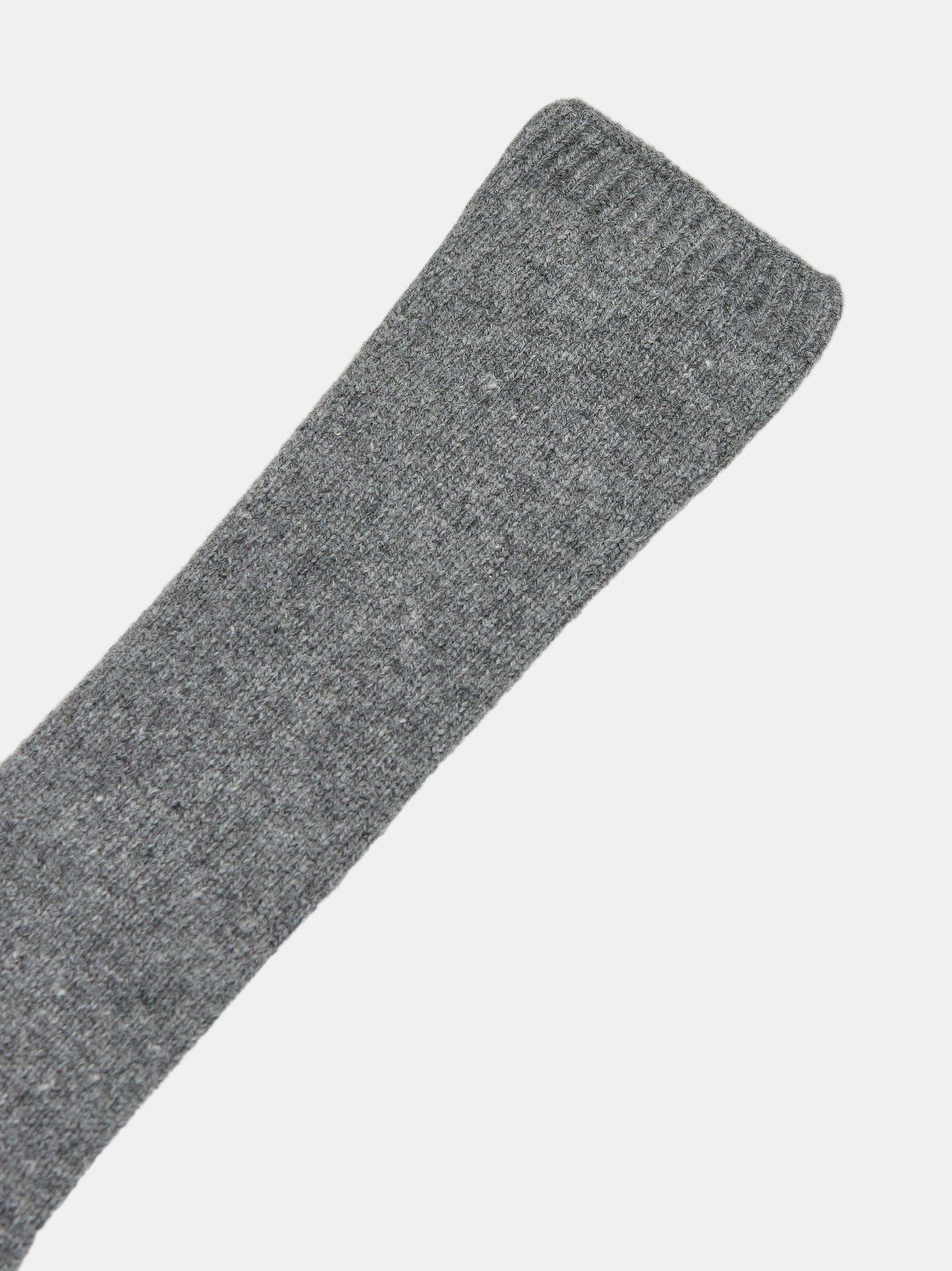 Long Wool-Cashmere Gloves, Grey