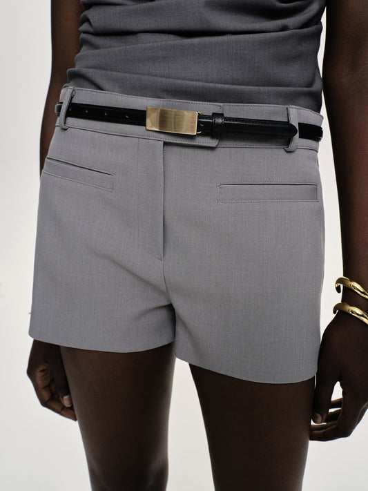 Ulna Welt Pocket Shorts, Grey