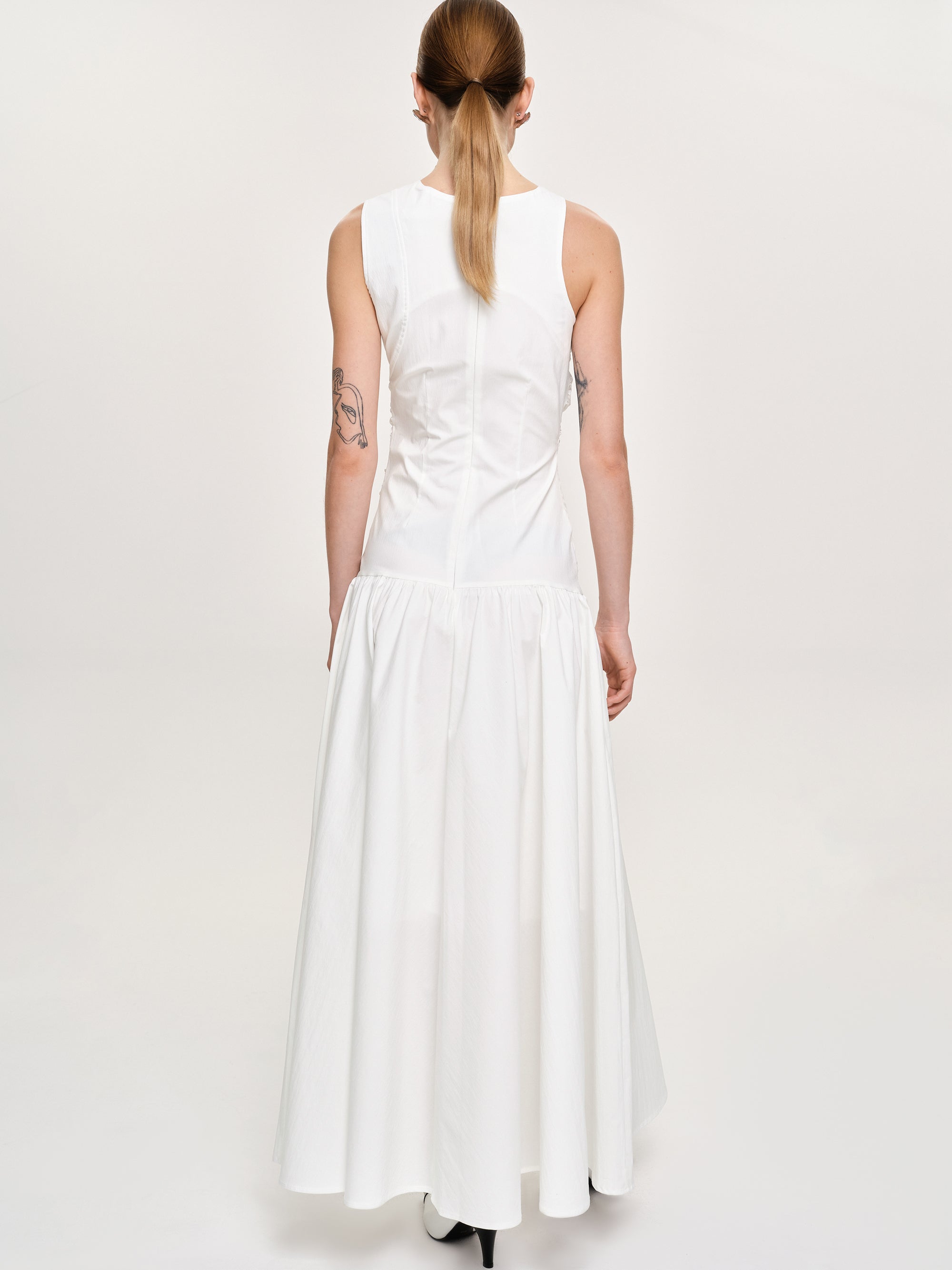 Source Unknown Maxi White fashion Dress