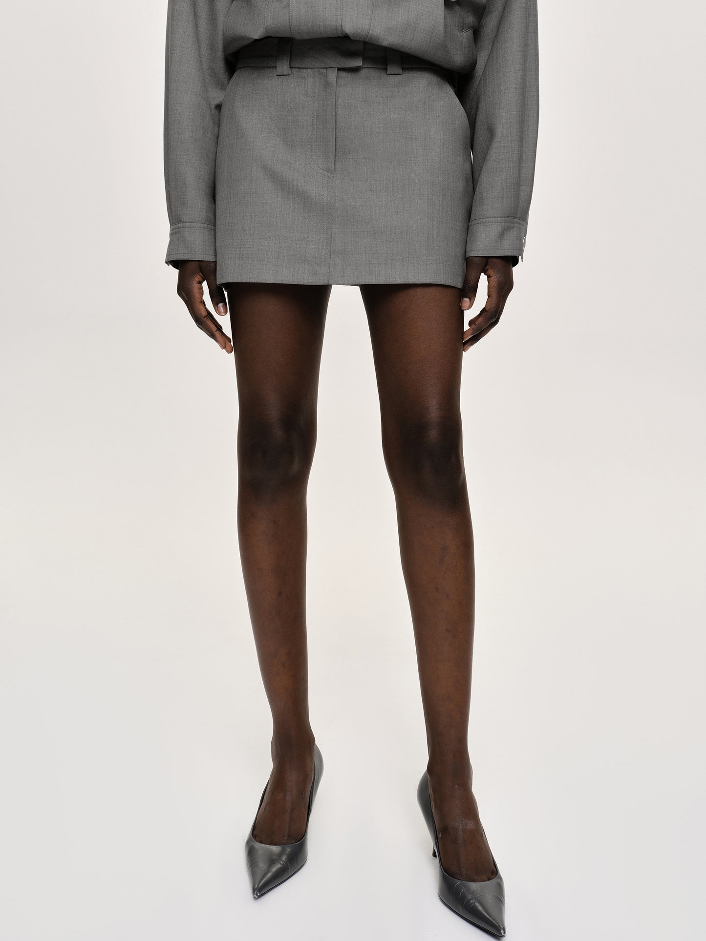 Tailored Miniskirt, Dove