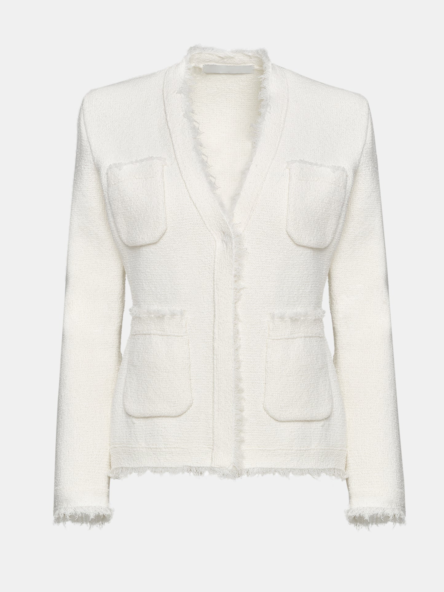 Cinched Waist Cardigan, Natural White