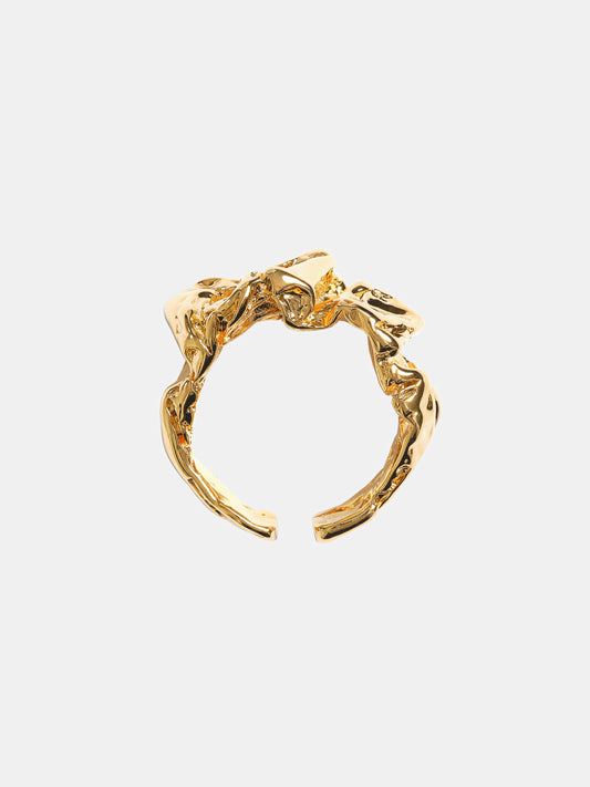 Open Signet Ring, Gold