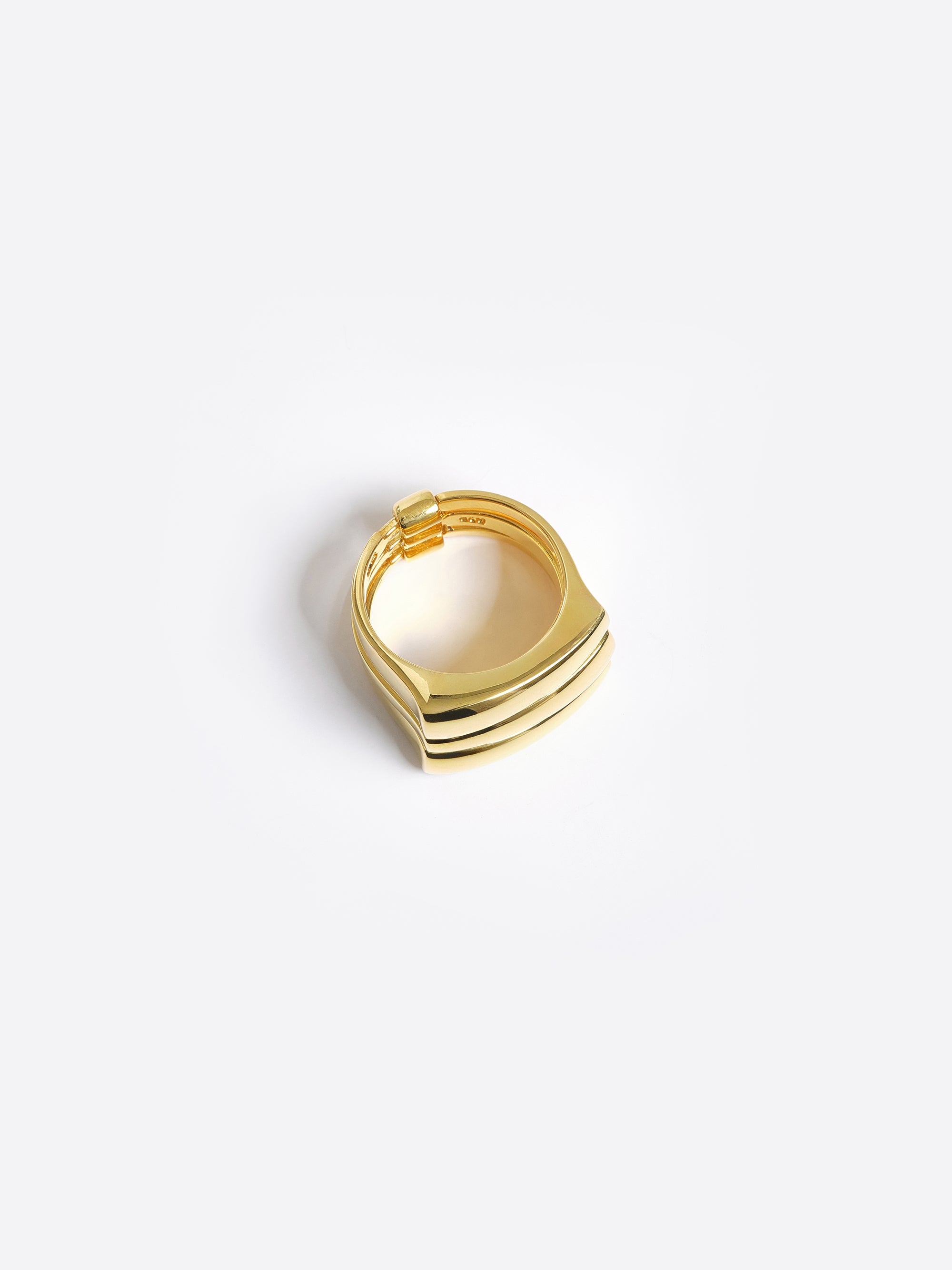 Tiered Bang Ring, Gold