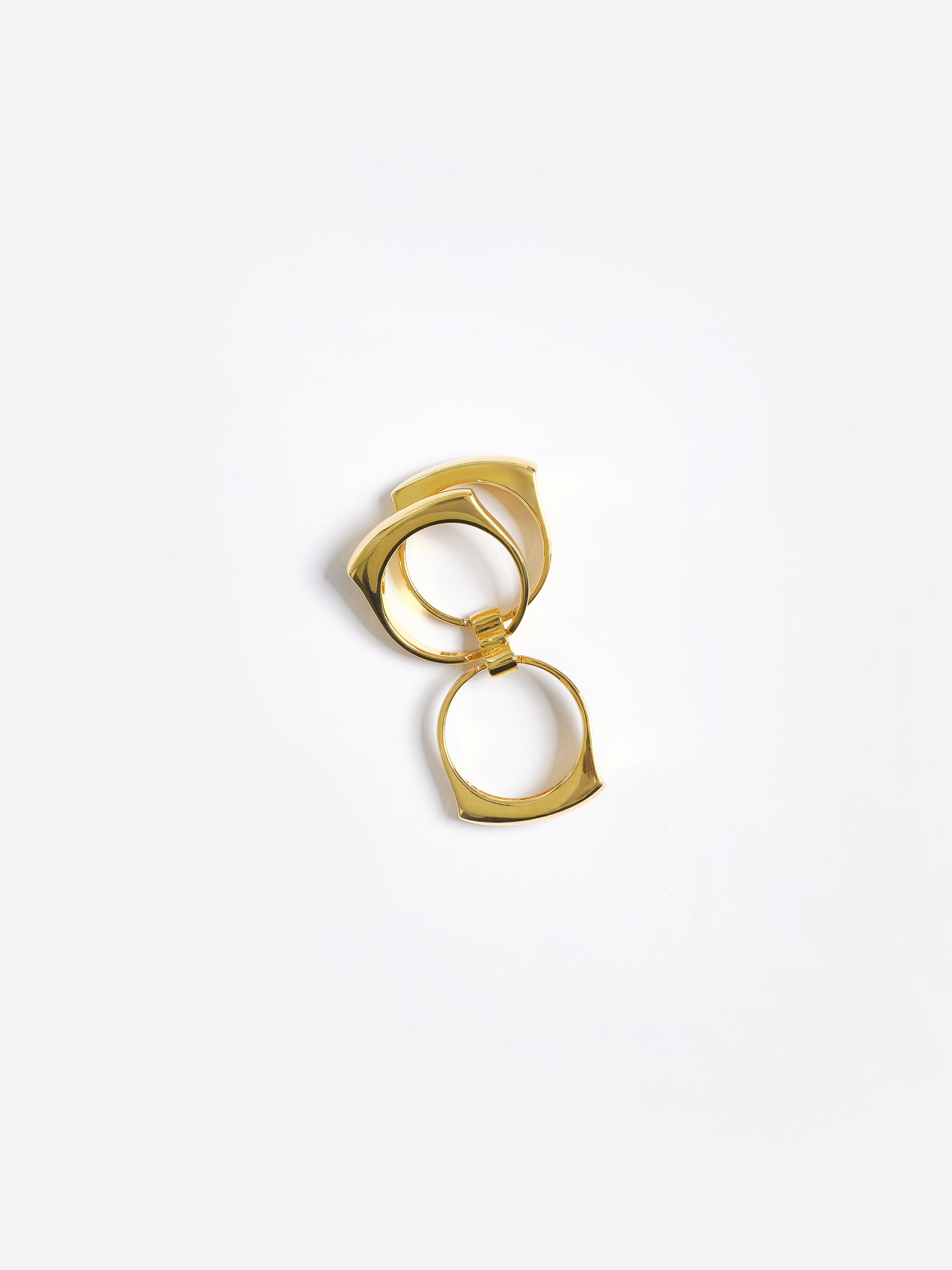 Tiered Bang Ring, Gold