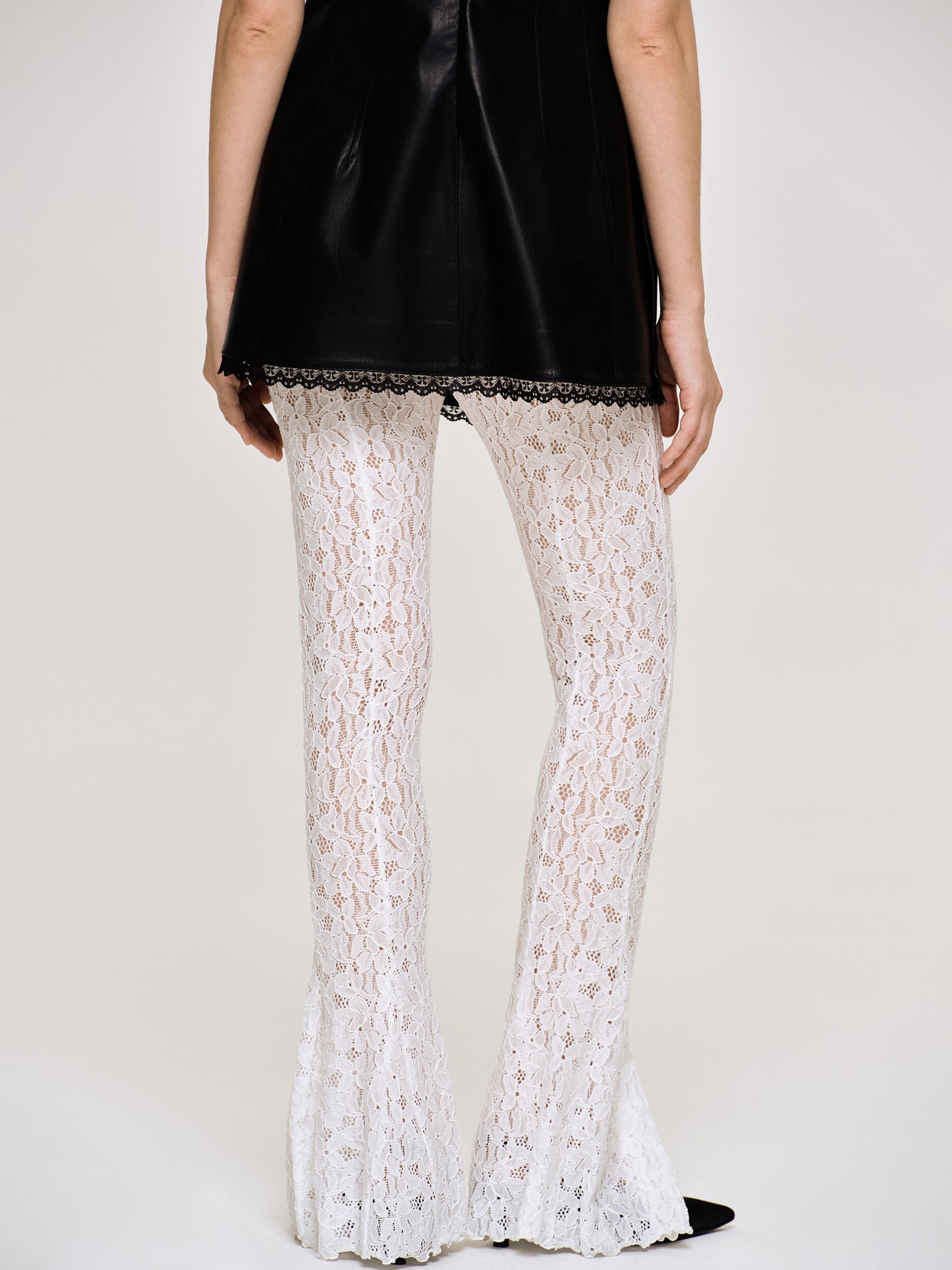Chantilly Lace Pants, White