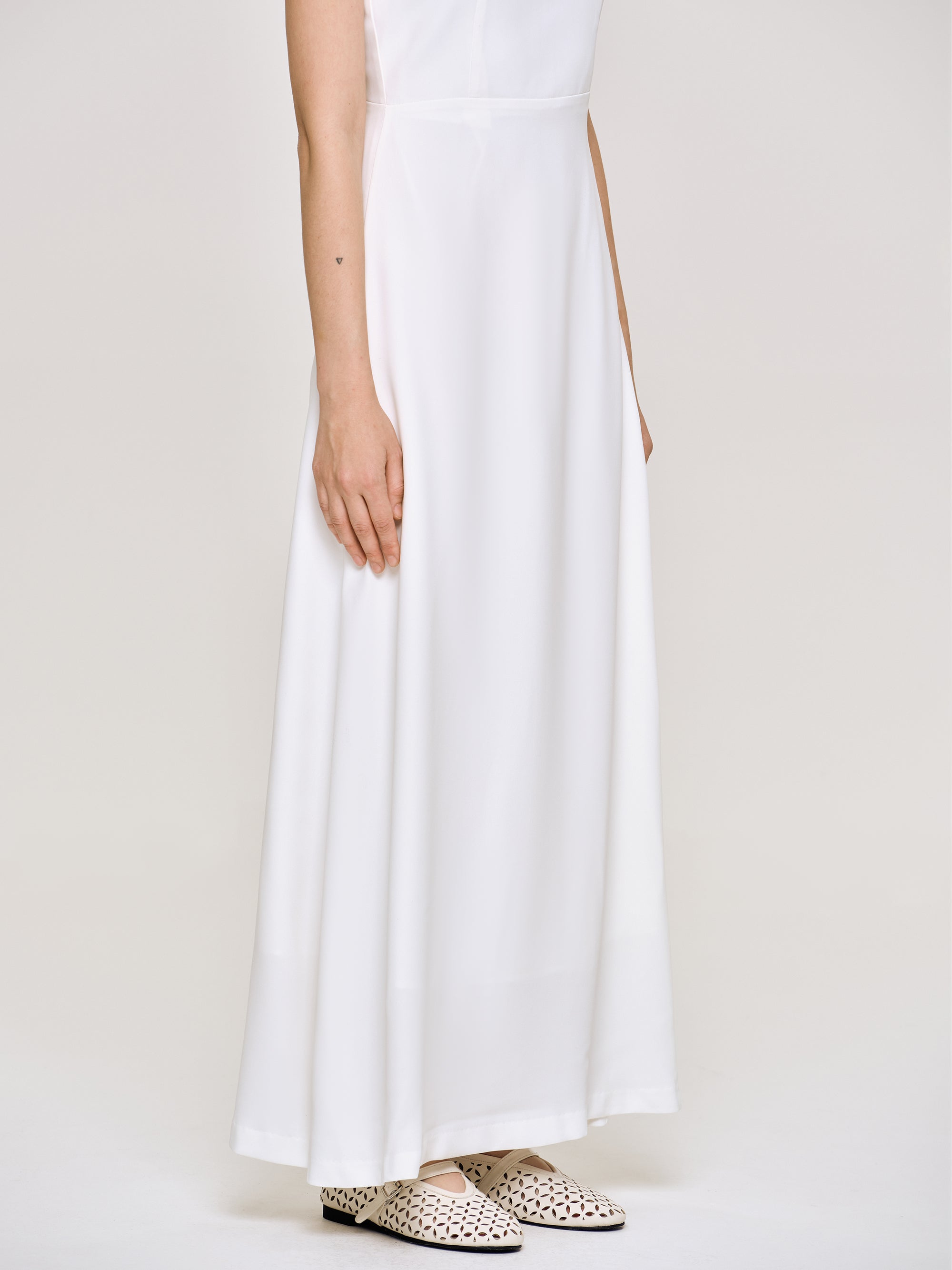 Source Unknown Maxi White fashion Dress