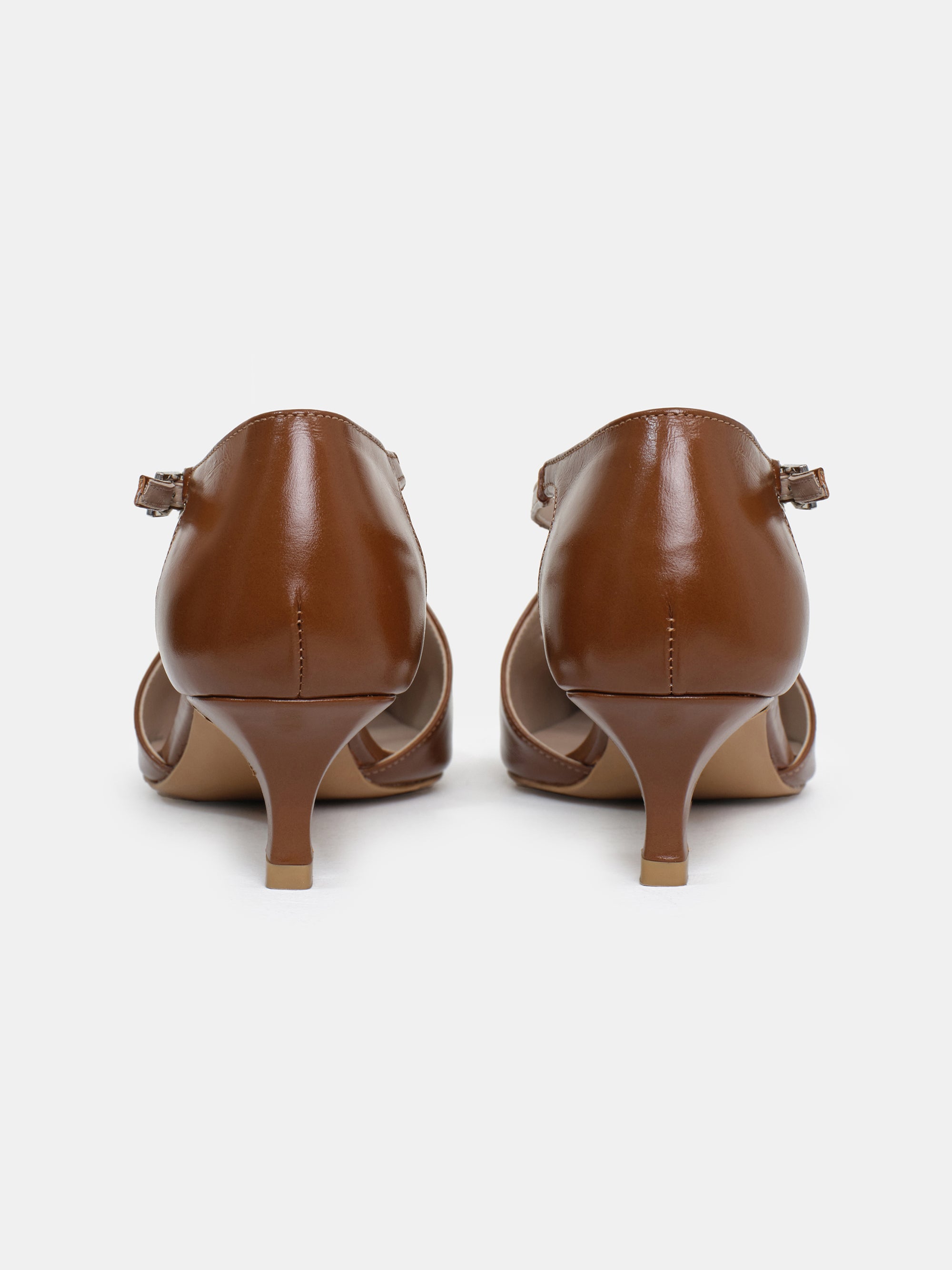 Bugur 80's Criss-Cross Pumps, Latte