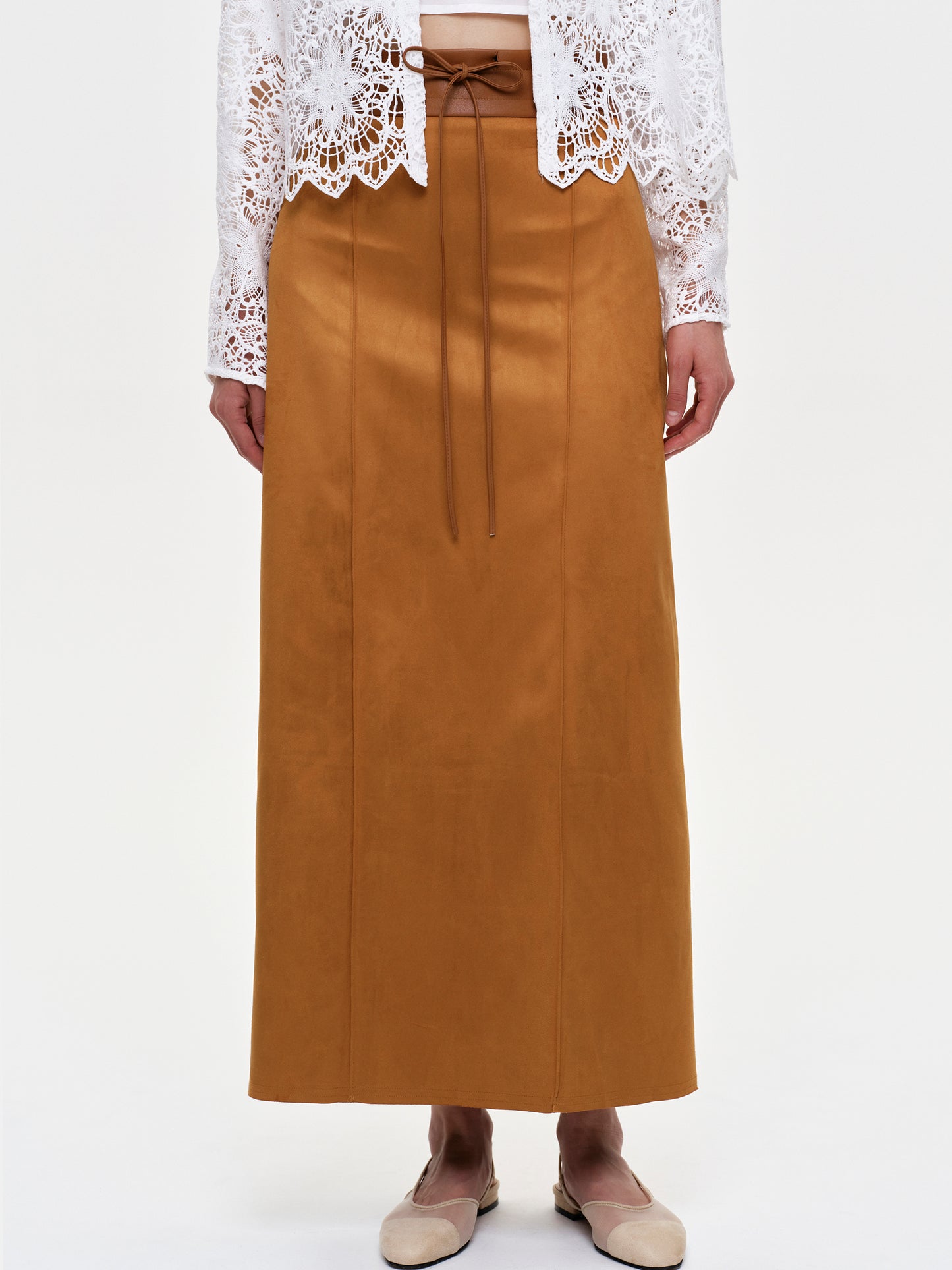 Faux Suede Skirt, Sienna