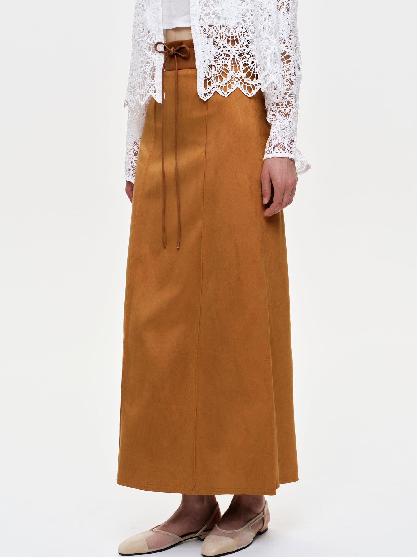 Faux Suede Skirt, Sienna