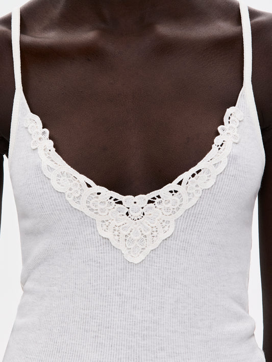 Aerin Embroidery Lace Camisole, Ivory