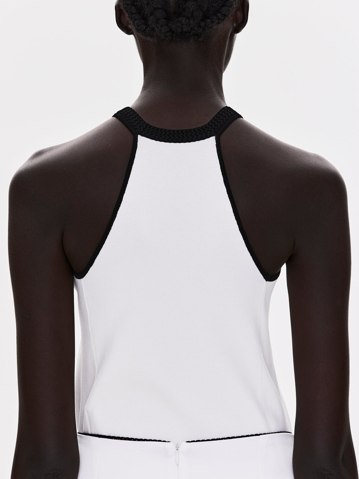Ohia Compact Knit Tank, White