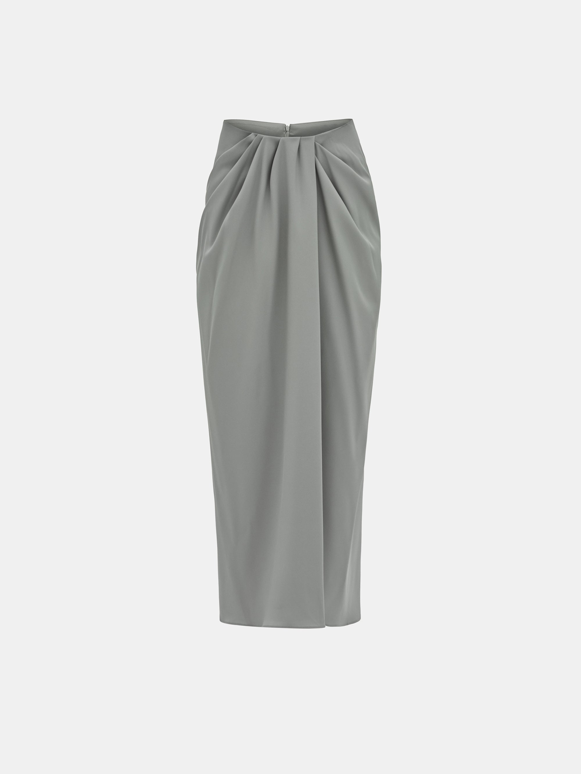 Tahoe Center-Drape Skirt, Graphite