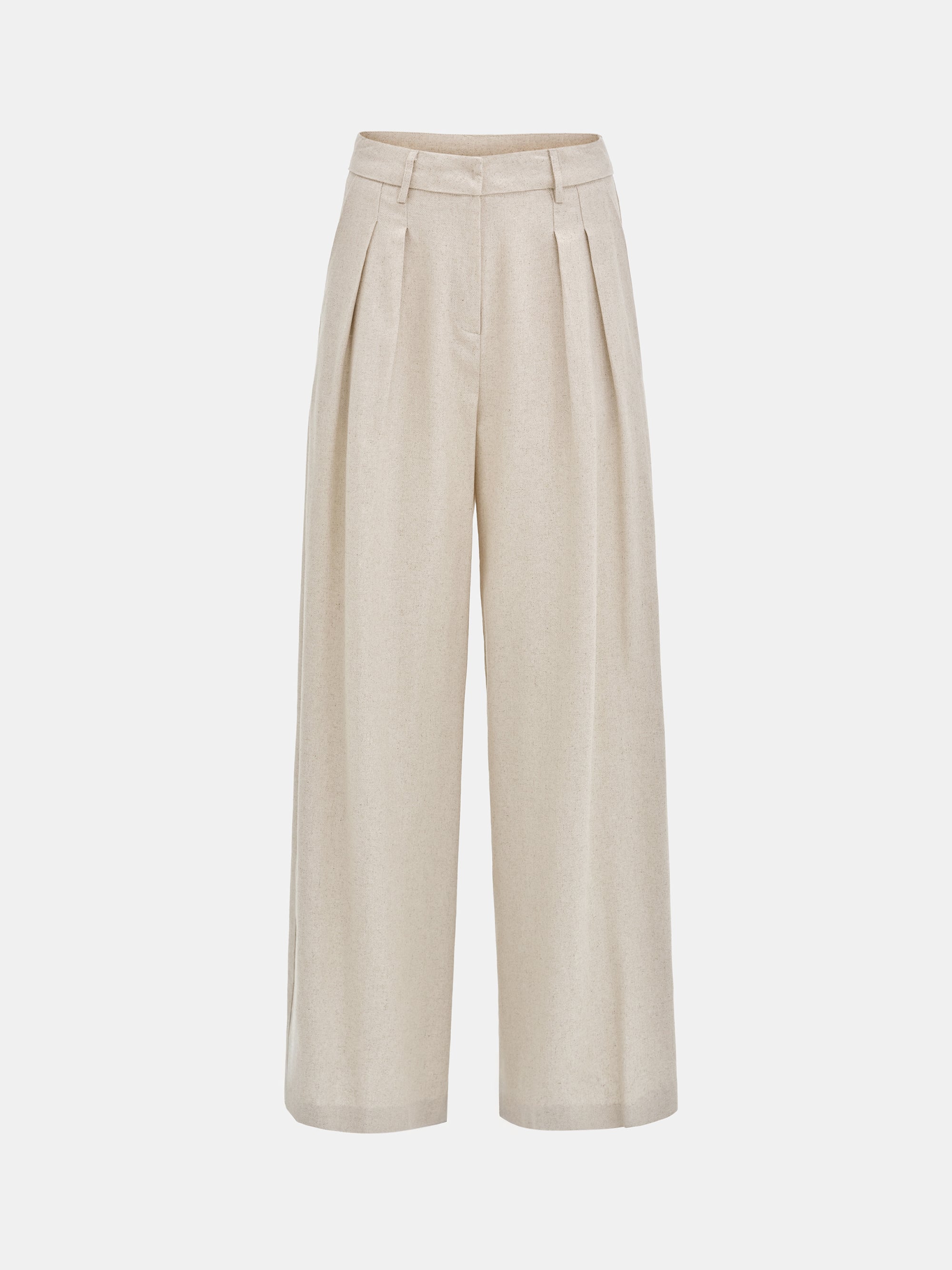 Double-Pleat Trousers, Sandstone