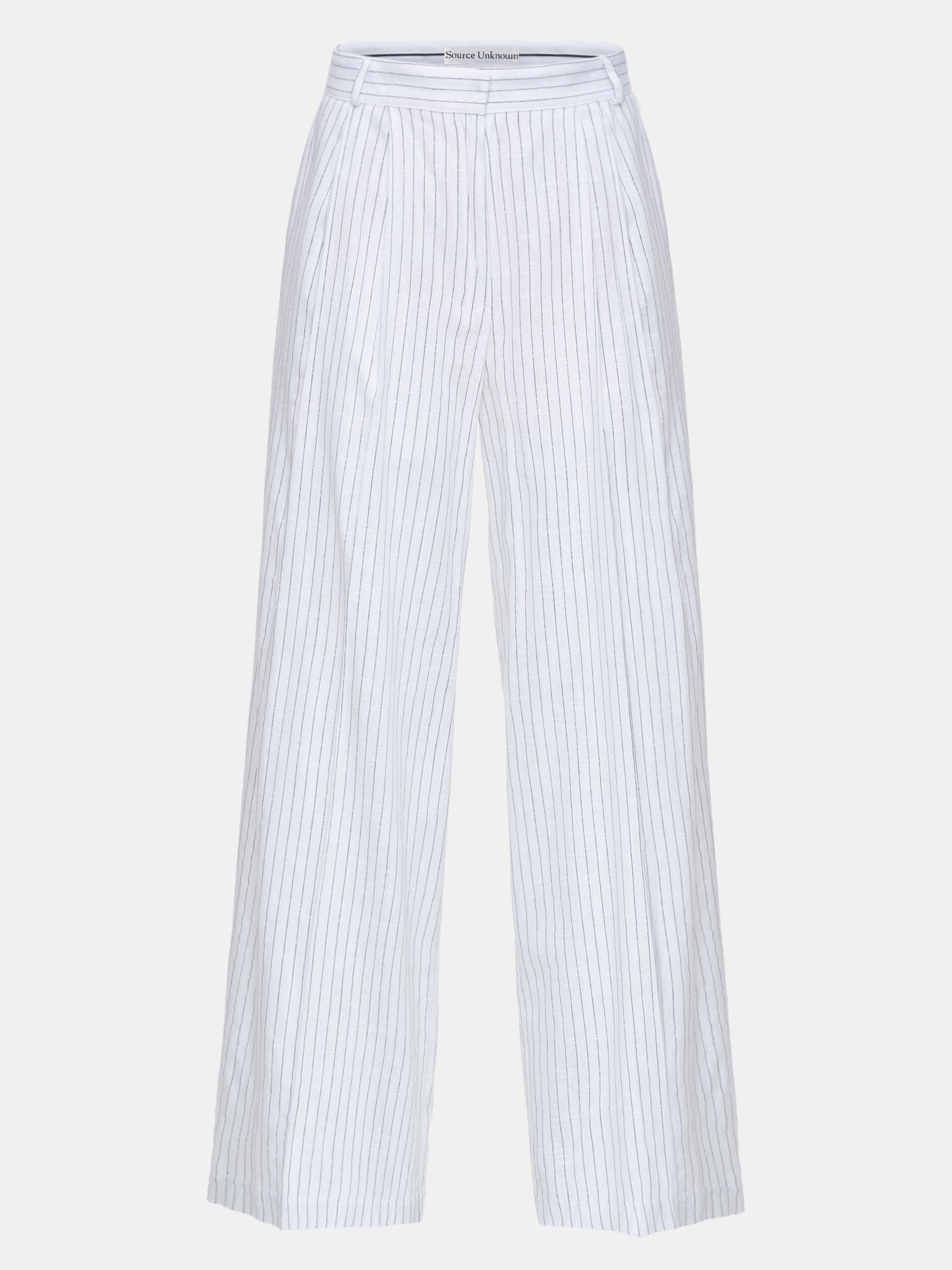 Paolore Linen Trousers, White Stripe