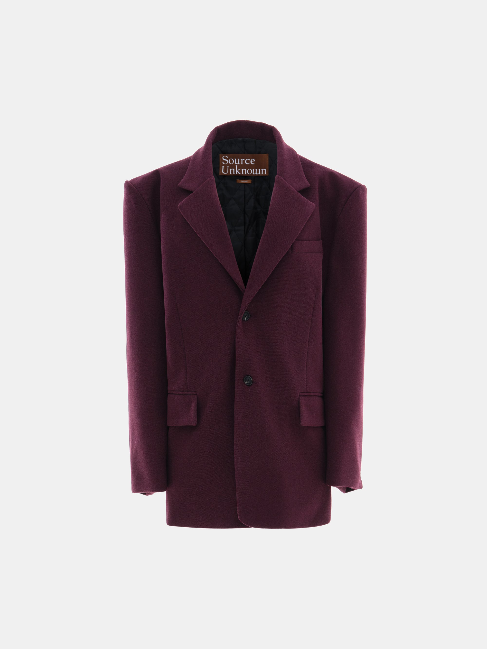 Hayk Oversized Boyfriend Blazer, Wine