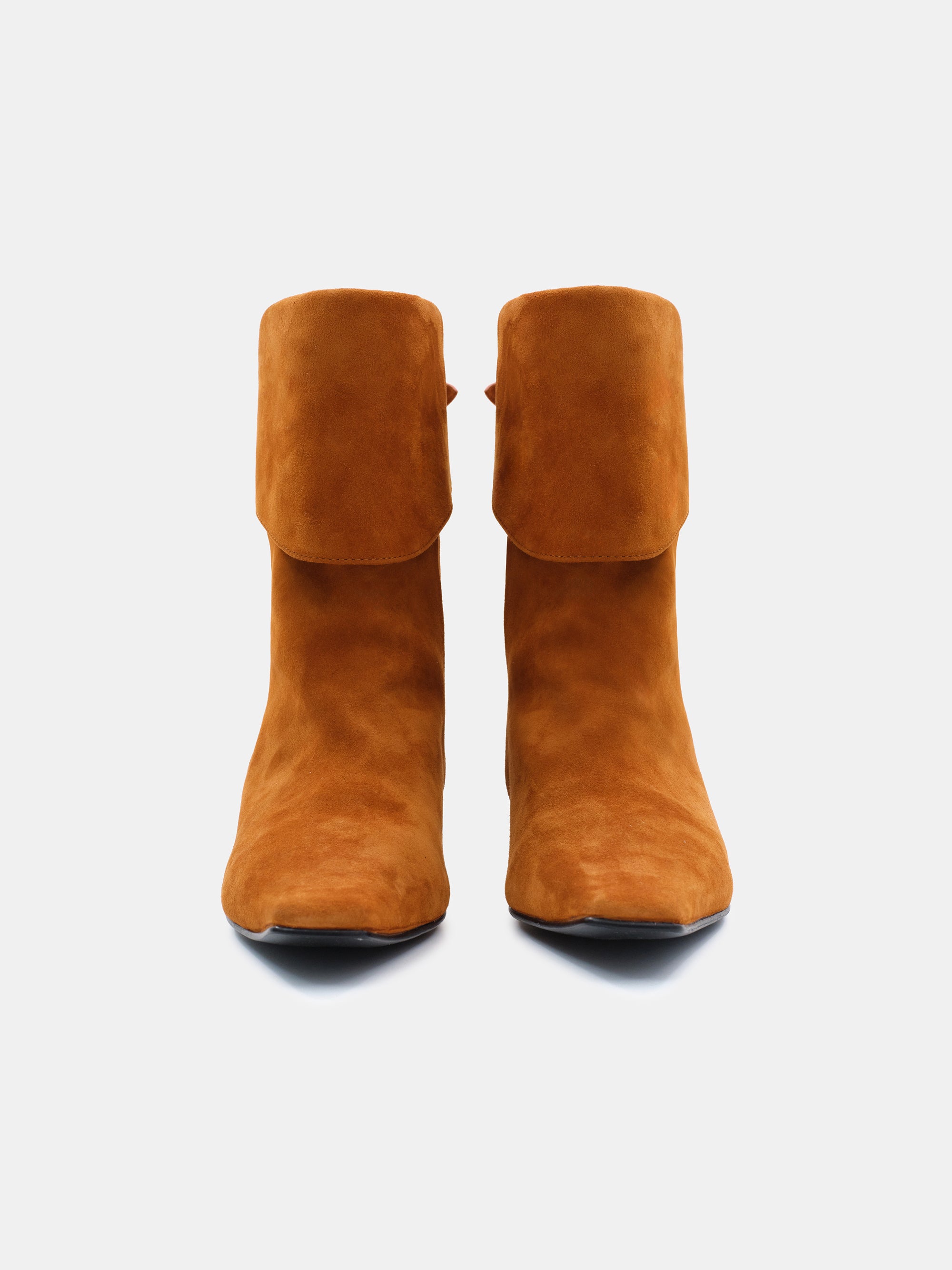 Midcalf Suede Boots, Reddish Brown