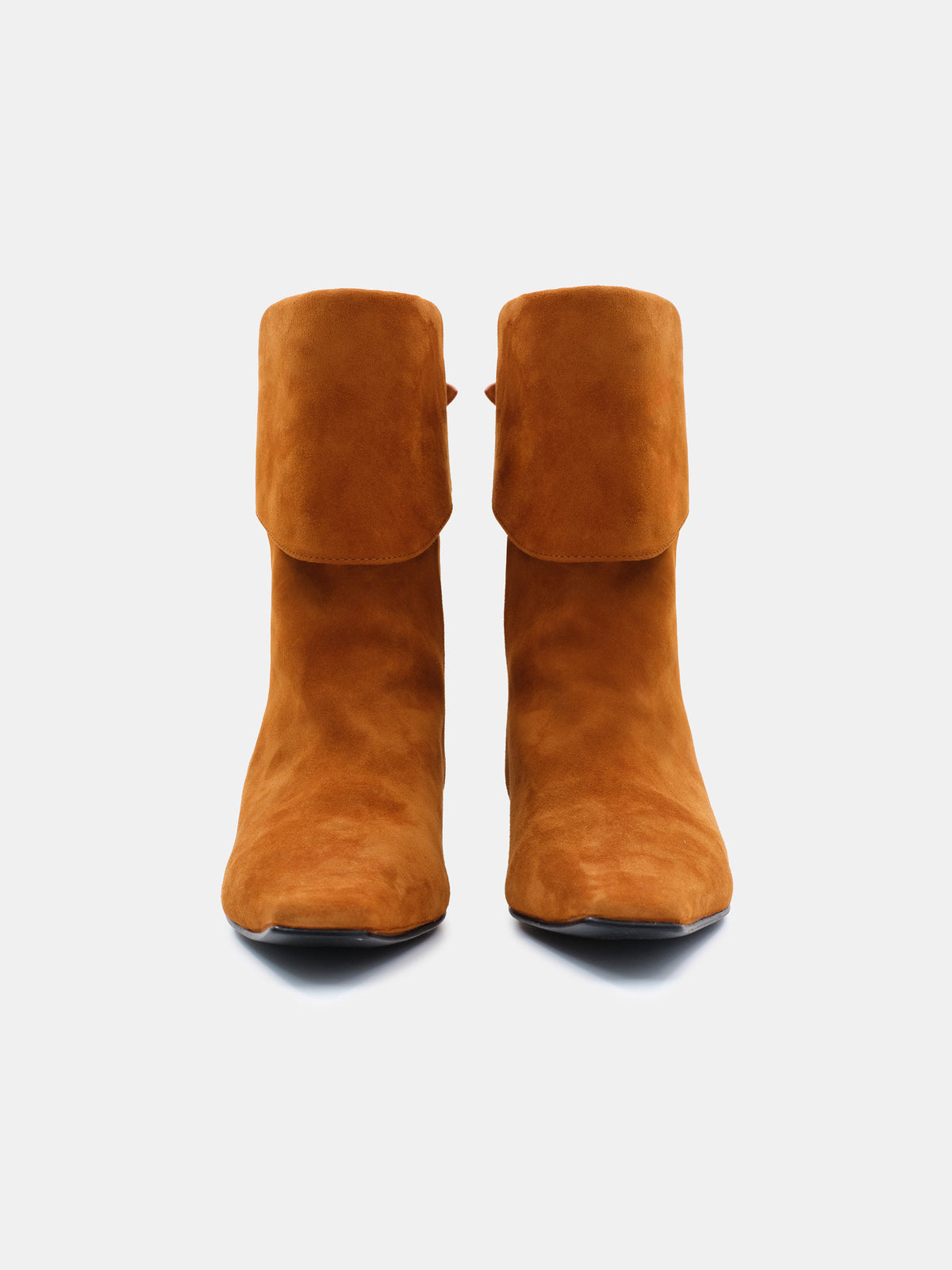 Midcalf Suede Boots, Reddish Brown