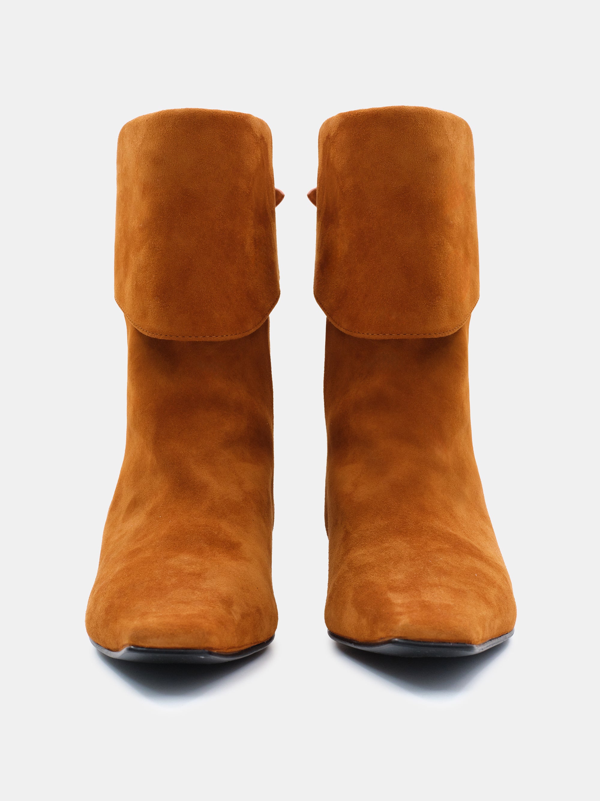 Midcalf Suede Boots, Reddish Brown